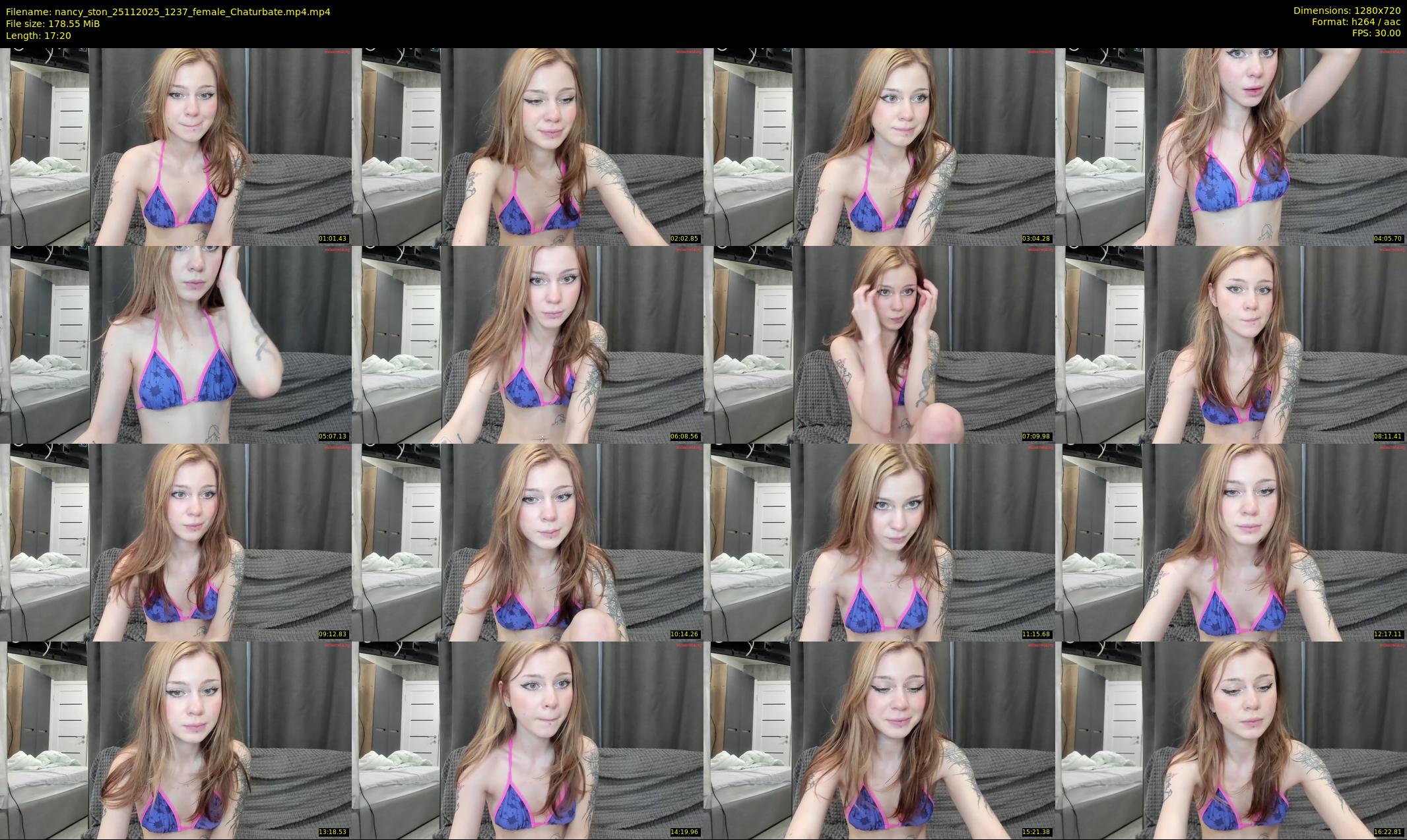 nancy_ston — 18 minute Chaturbate female cam show recording, 720p, Nov 25, 2025