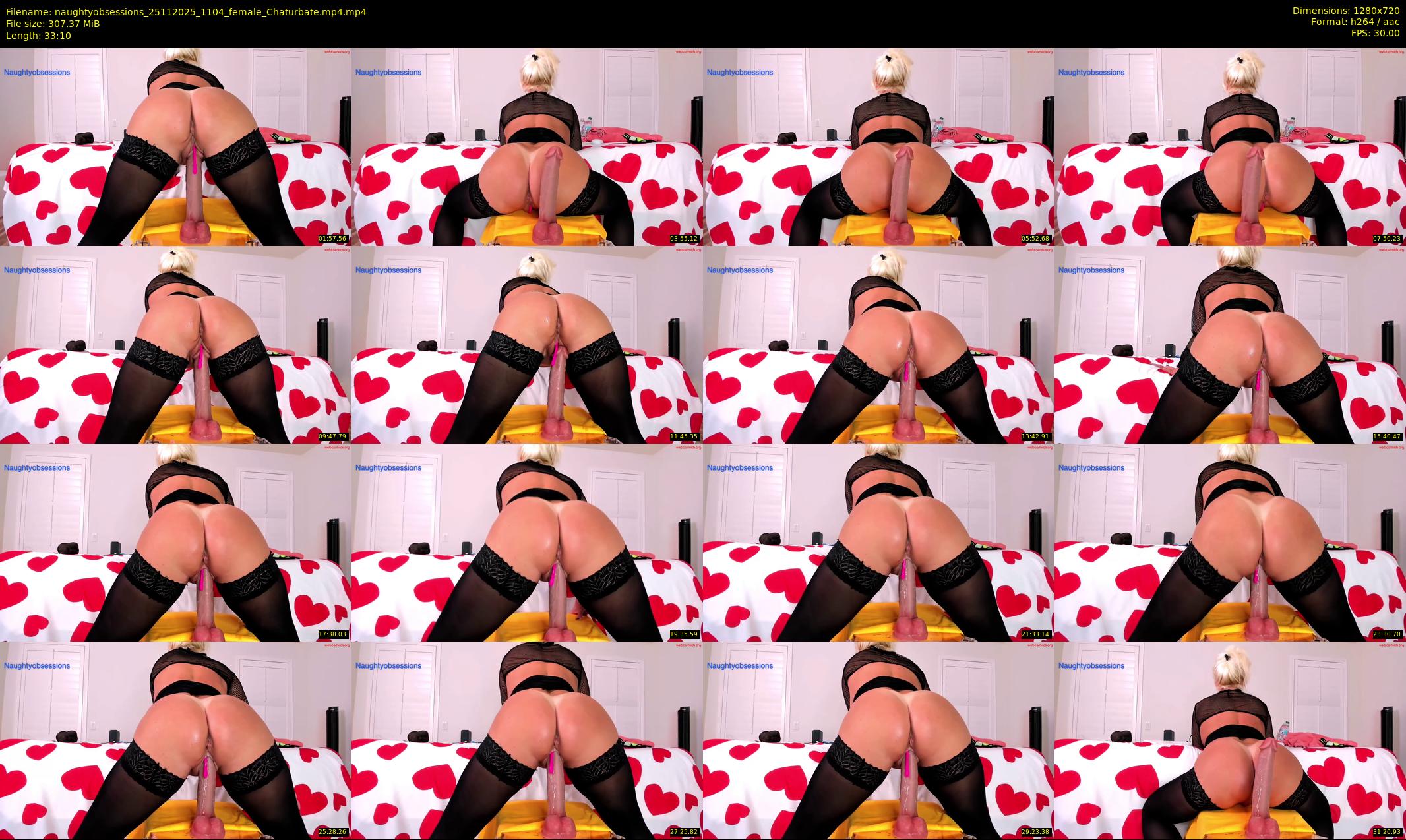 naughtyobsessions — 34 minute Chaturbate female cam show recording, 720p, Nov 25, 2025