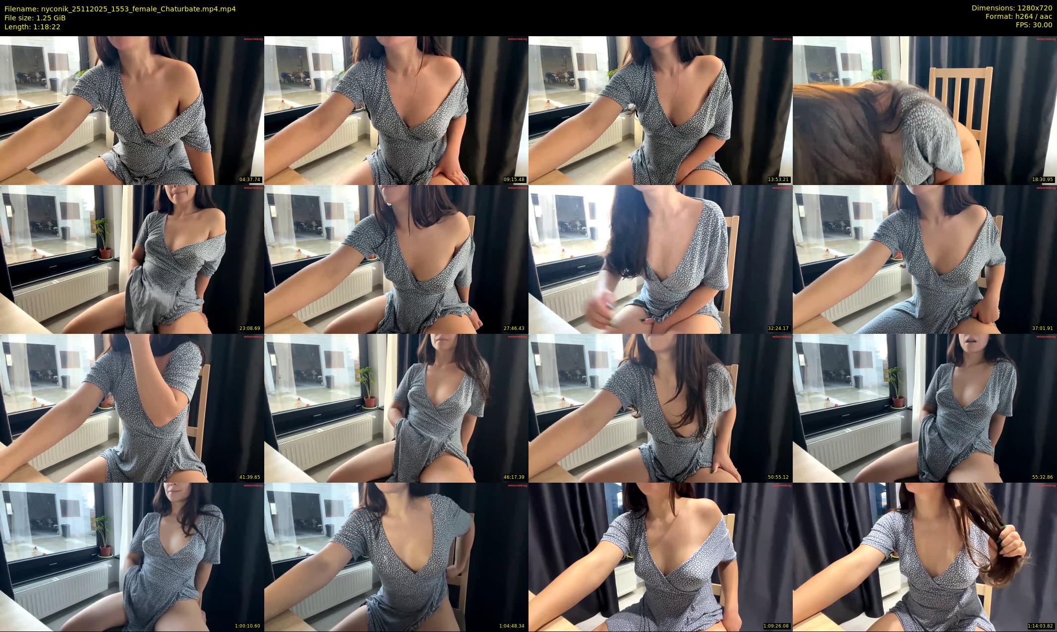 nyconik — 79 minute Chaturbate female cam show recording, 720p, Nov 25, 2025