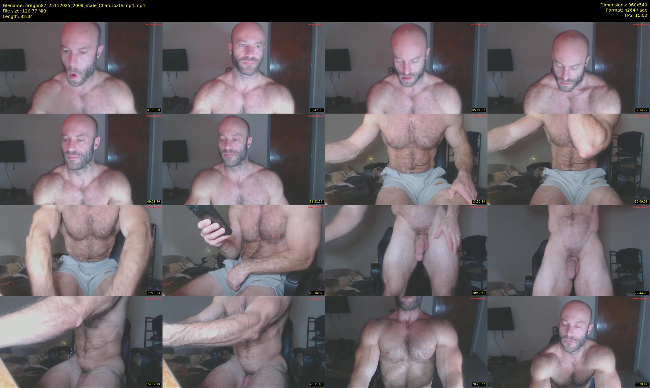 oregon87 — 33 minute Chaturbate male cam show recording, 480p, Nov 25, 2025
