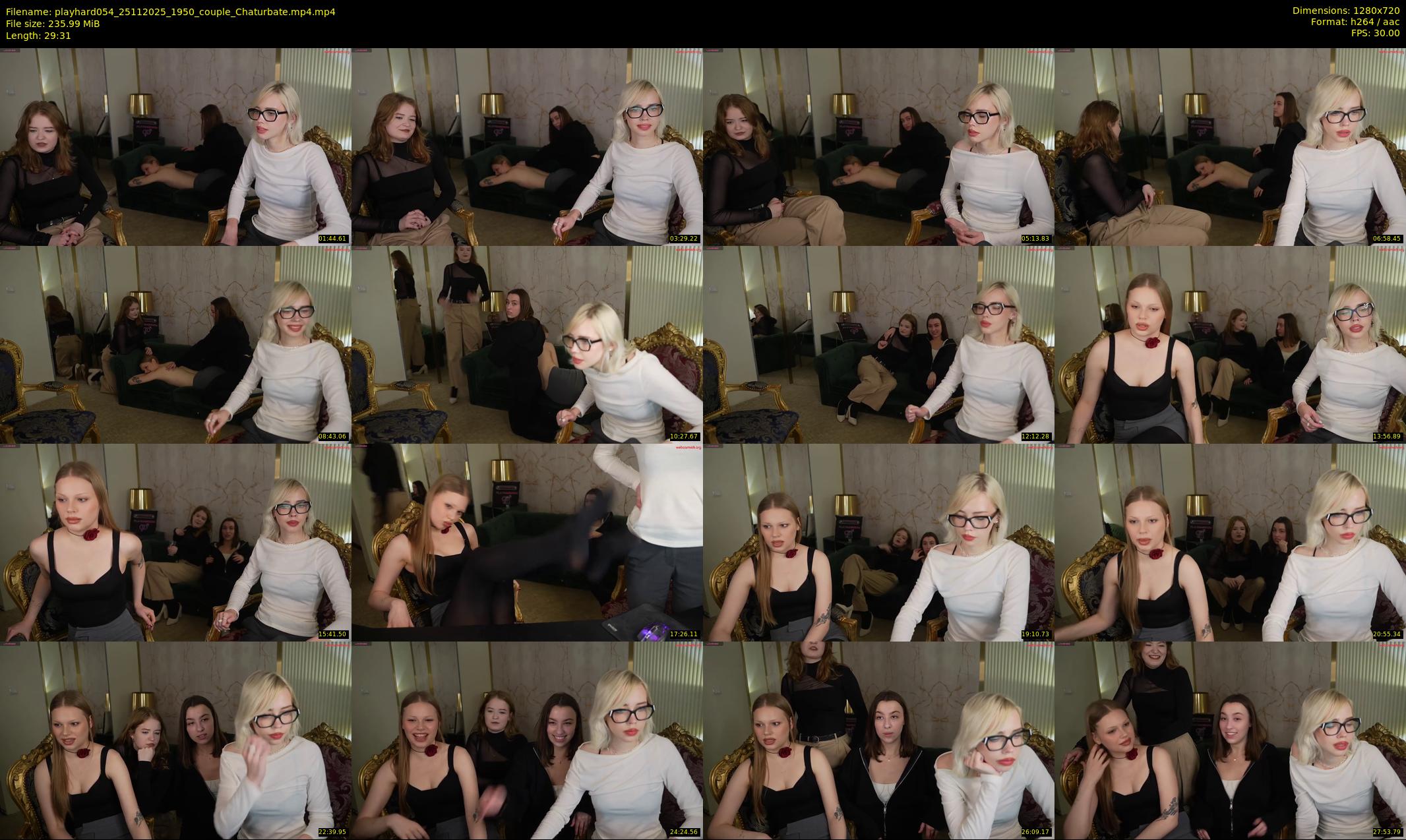 playhard054 — 30 minute Chaturbate couple cam show recording, 720p, Nov 25, 2025