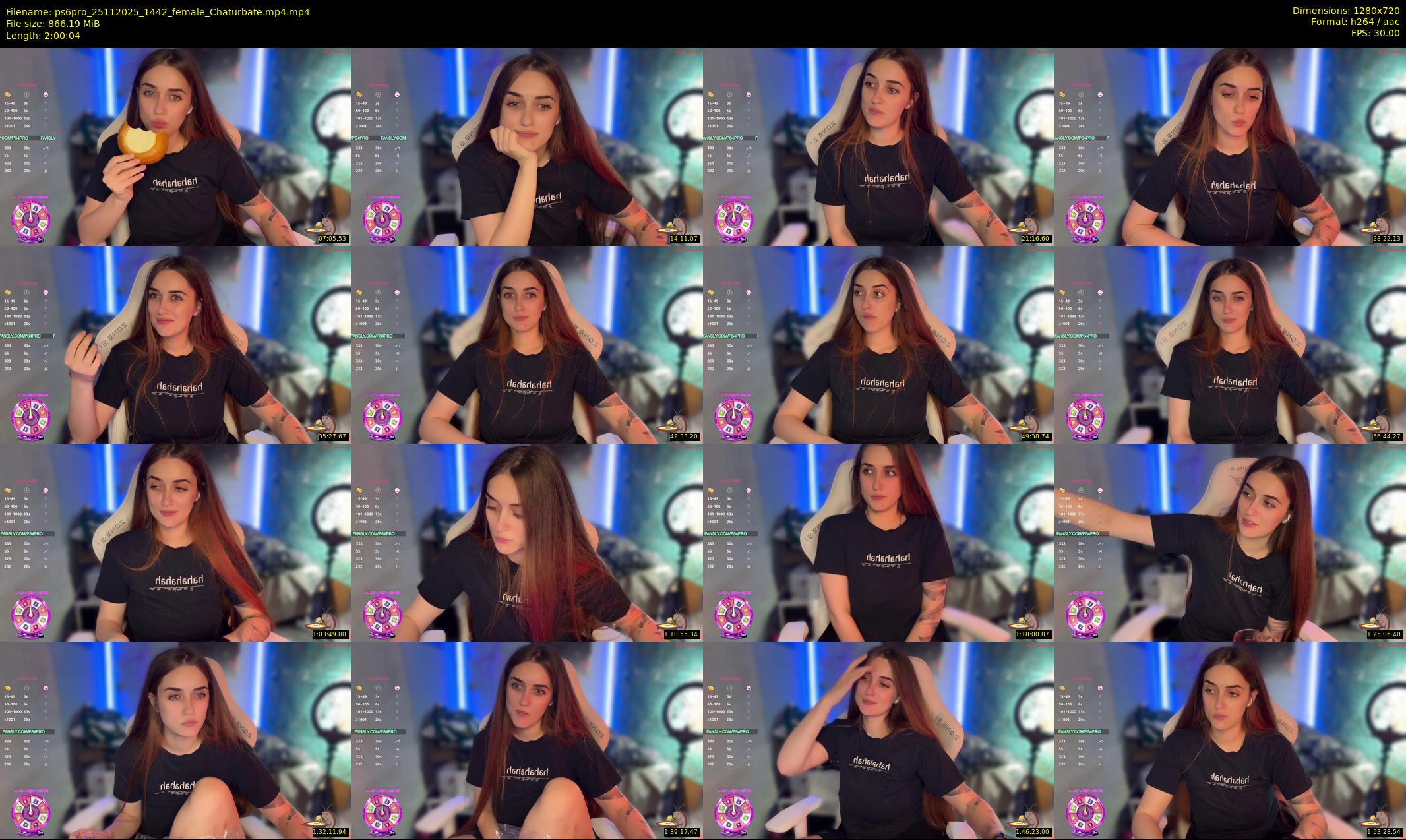 ps6pro — 121 minute Chaturbate female cam show recording, 720p, Nov 25, 2025