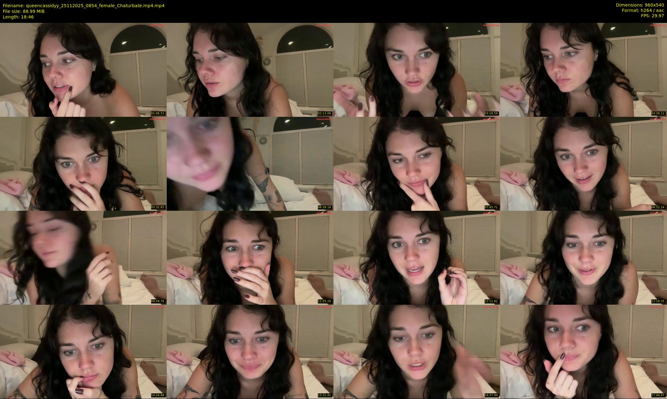 queencassidyy — 19 minute Chaturbate female cam show recording, 480p, Nov 25, 2025