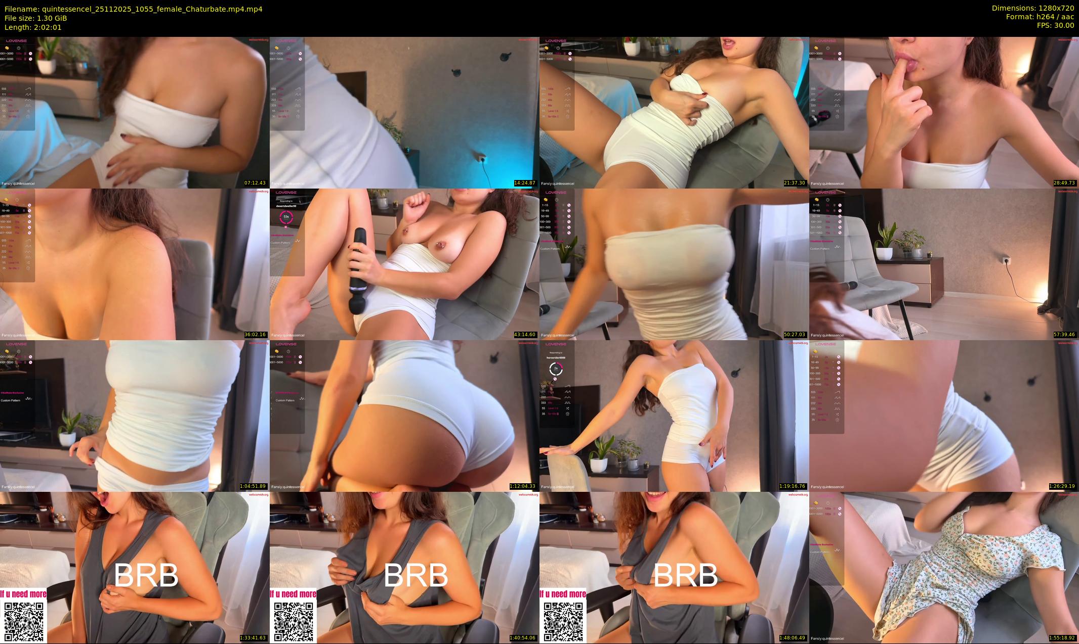 quintessencel — 123 minute Chaturbate female cam show recording, 720p, Nov 25, 2025