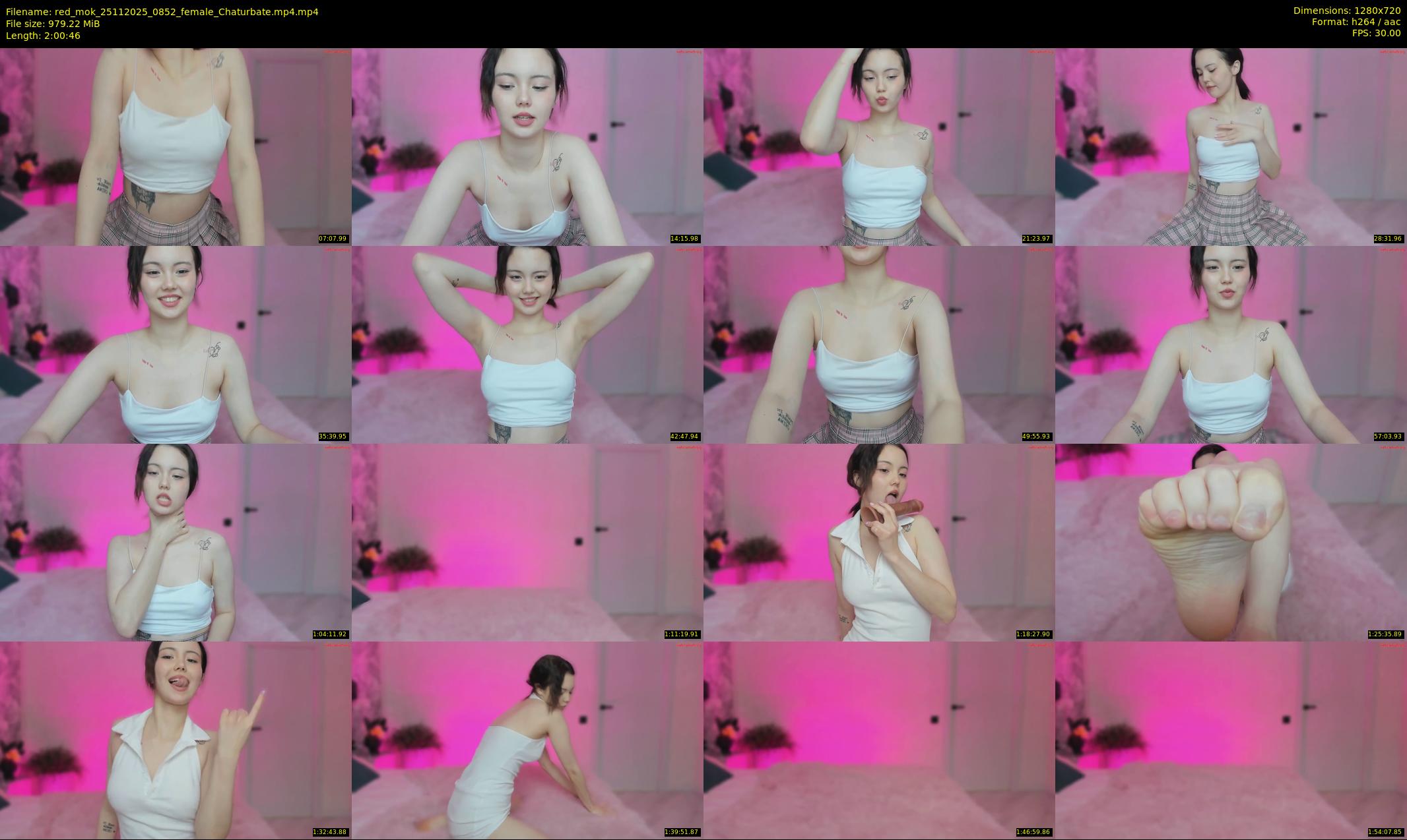 red_mok — 121 minute Chaturbate female cam show recording, 720p, Nov 25, 2025