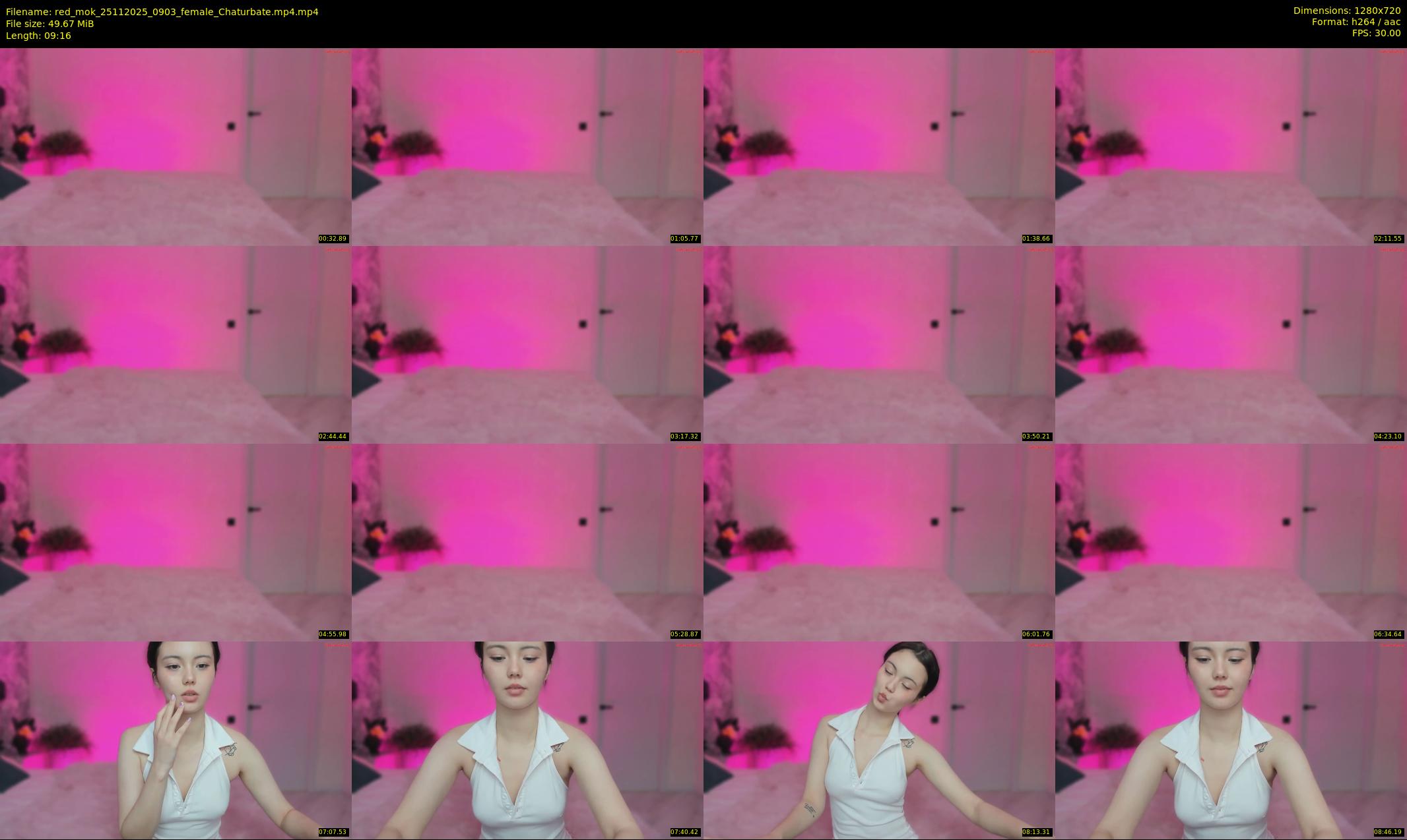 red_mok — 10 minute Chaturbate female cam show recording, 720p, Nov 25, 2025