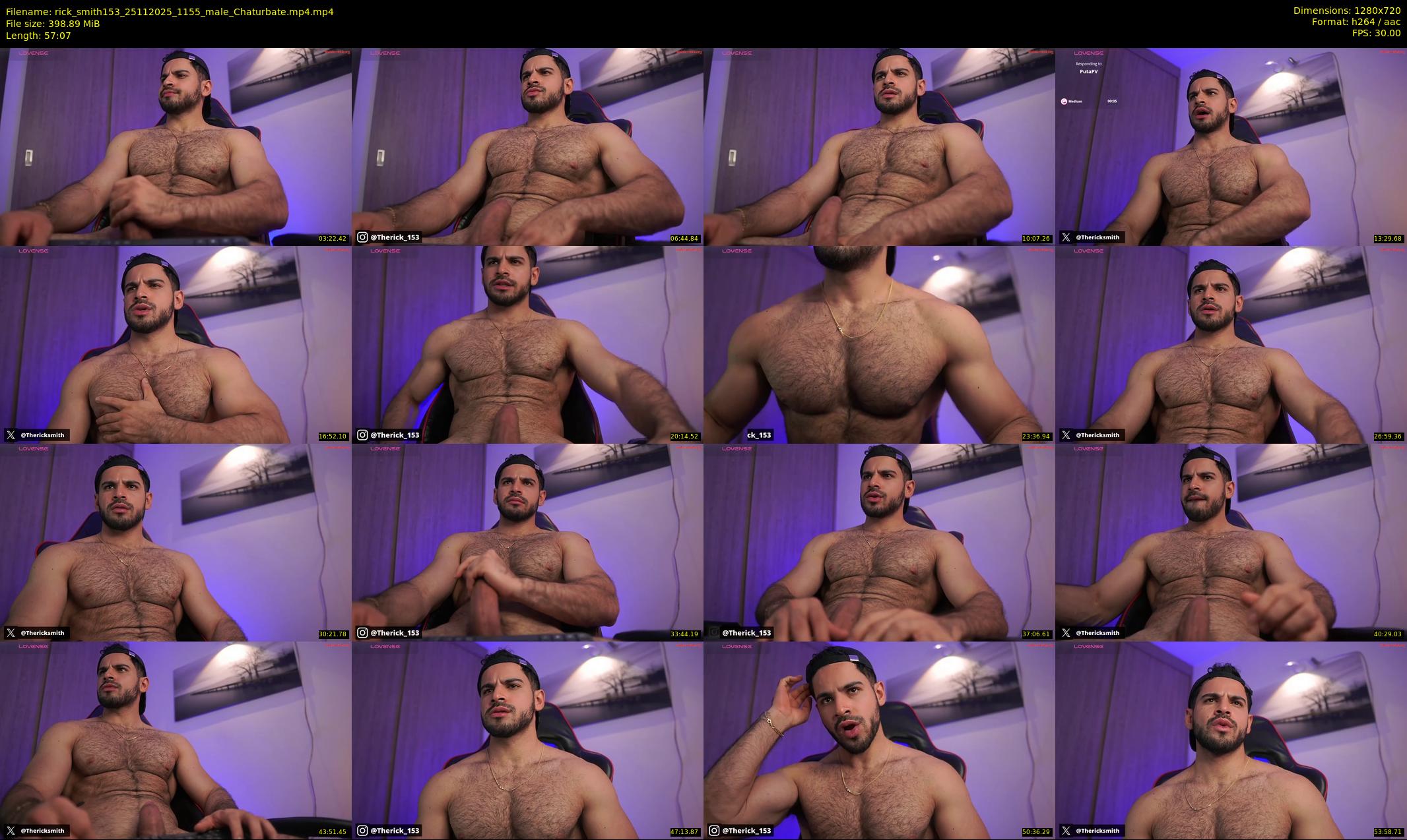 rick_smith153 — 58 minute Chaturbate male cam show recording, 720p, Nov 25, 2025