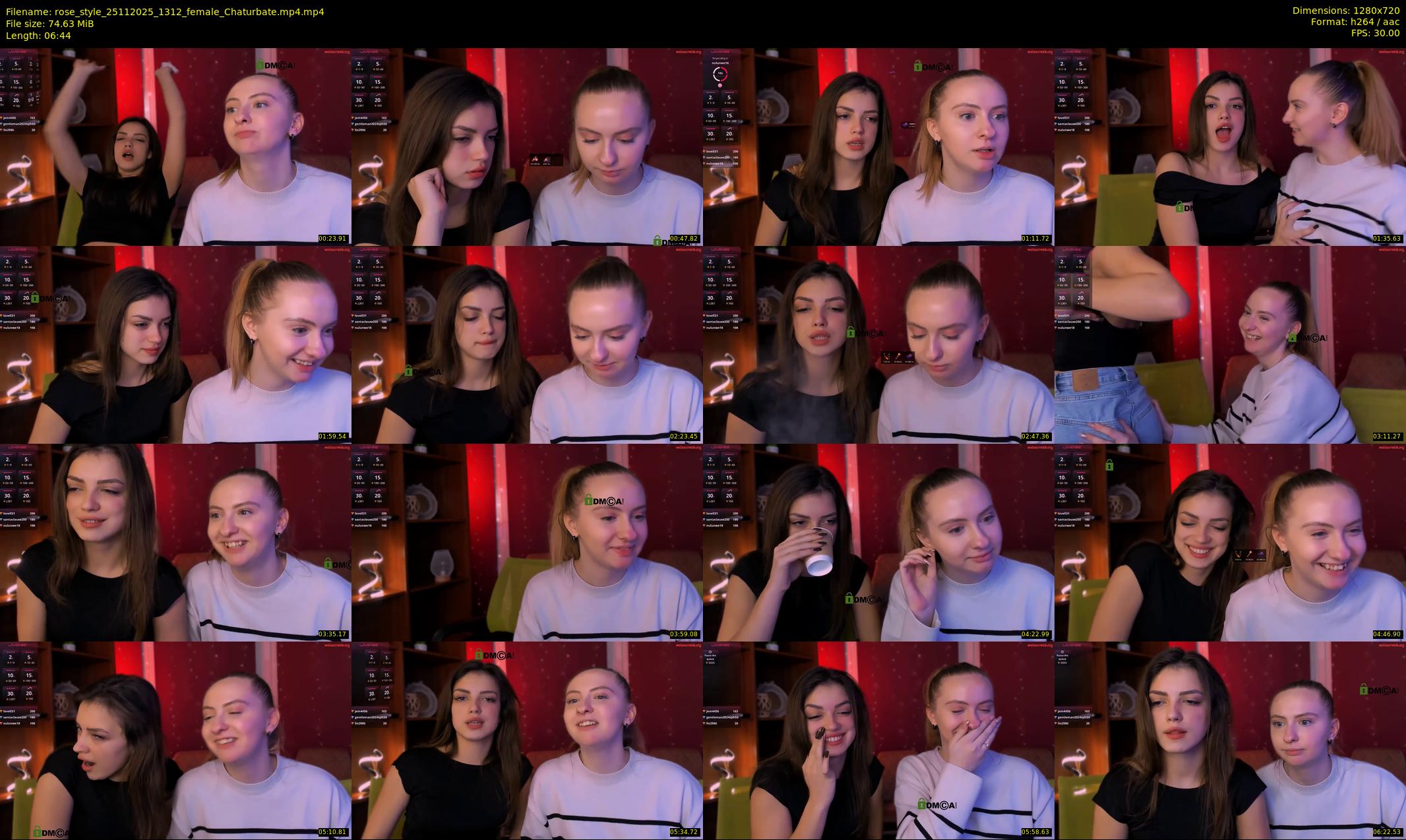 rose_style — 7 minute Chaturbate couple cam show recording, 720p, Nov 25, 2025