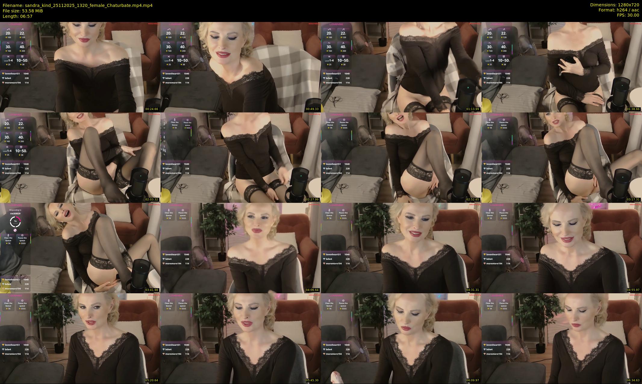 sandra_kind — 7 minute Chaturbate female cam show recording, 720p, Nov 25, 2025