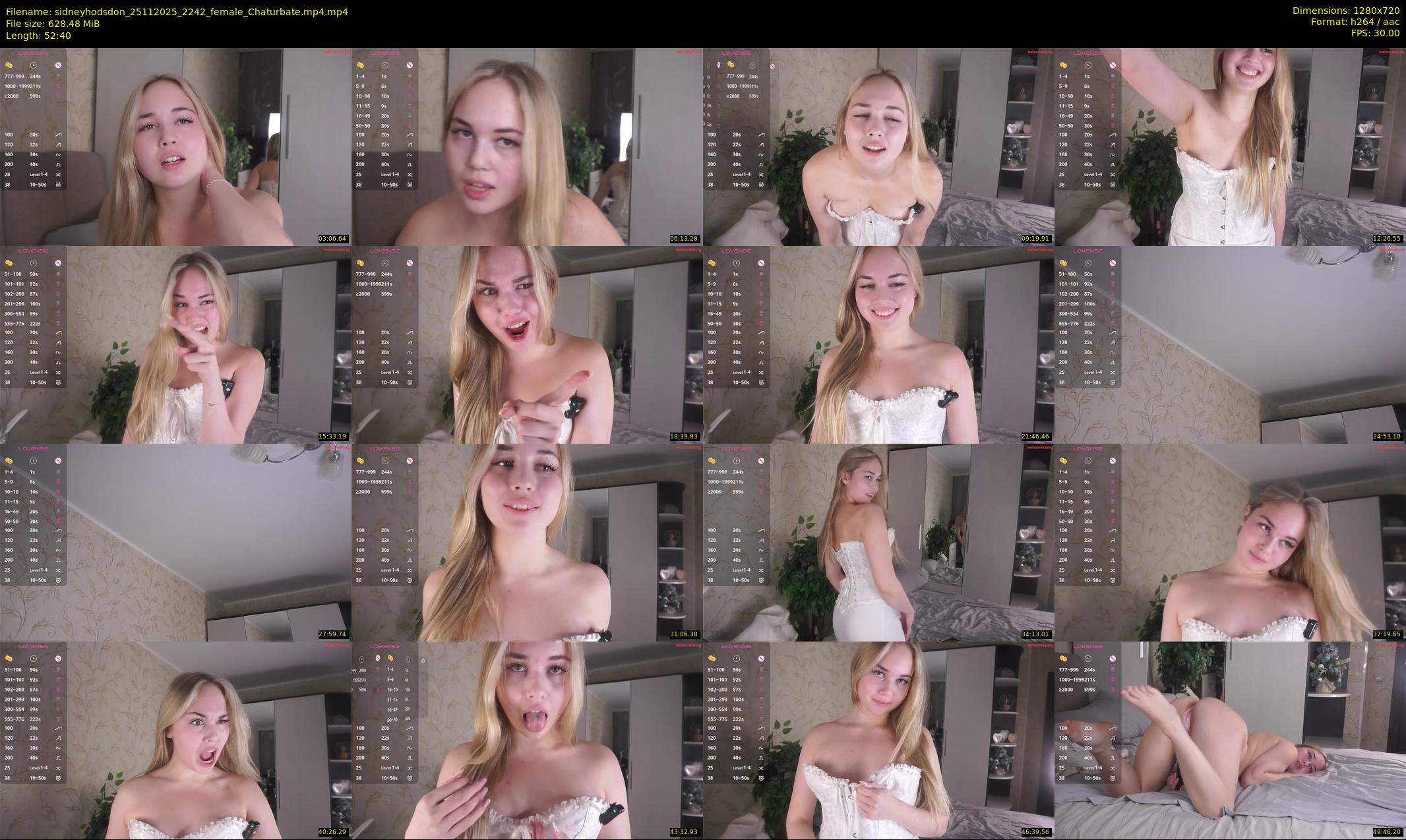 sidneyhodsdon — 53 minute Chaturbate female cam show recording, 720p, Nov 25, 2025