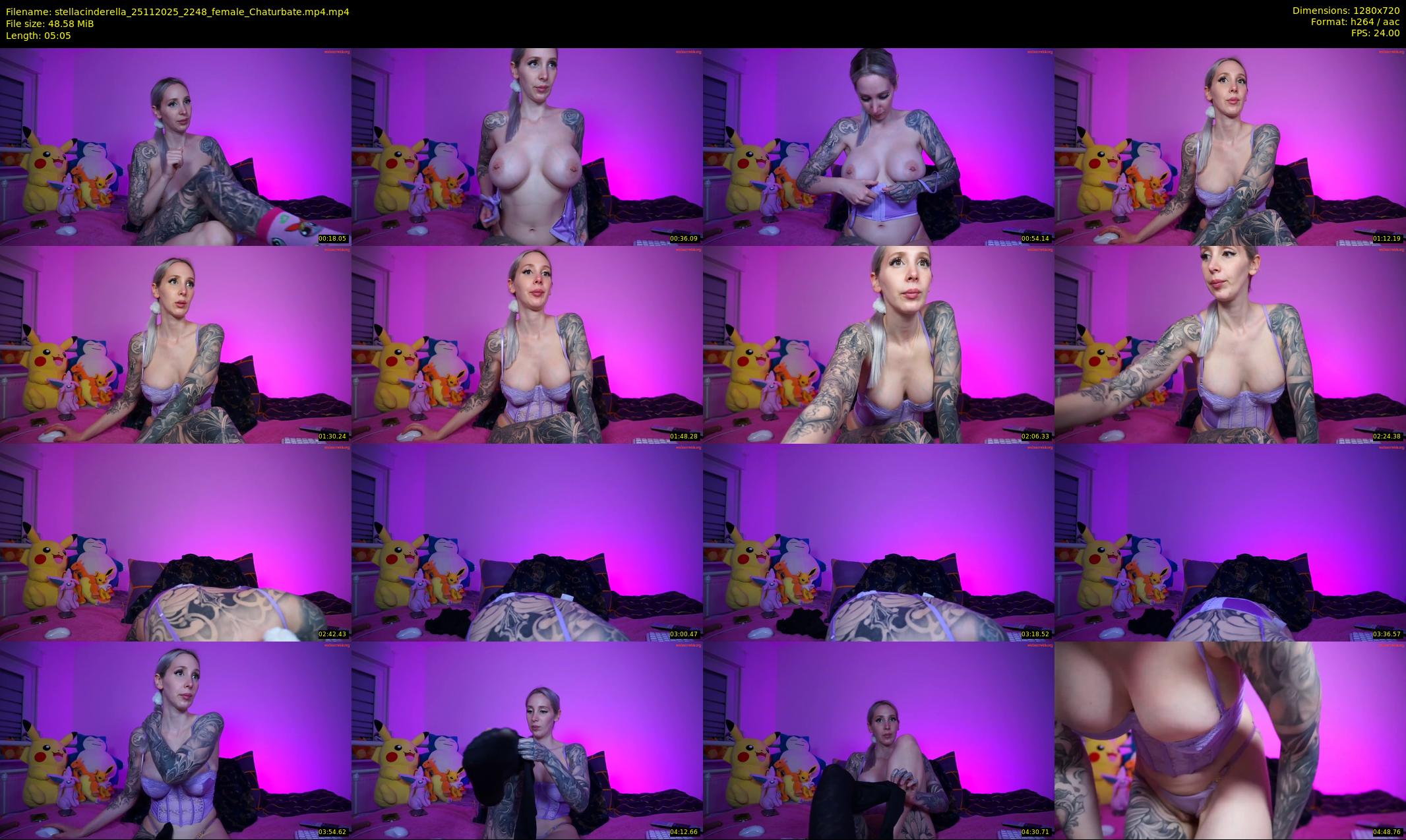 stellacinderella — 6 minute Chaturbate female cam show recording, 720p, Nov 25, 2025