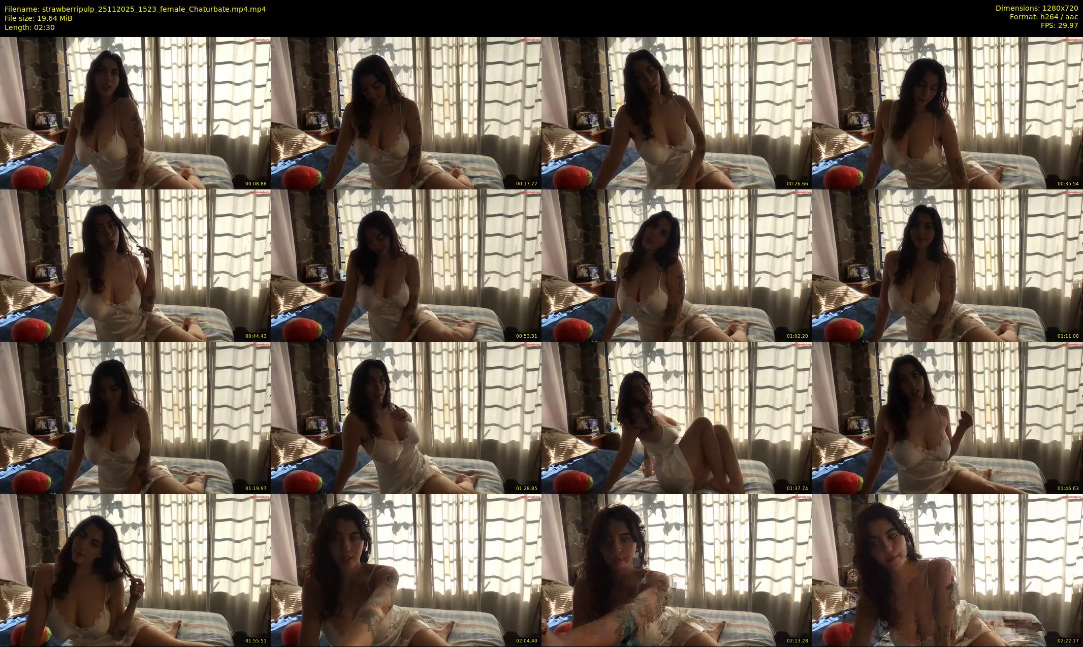 strawberripulp — 3 minute Chaturbate female cam show recording, 720p, Nov 25, 2025