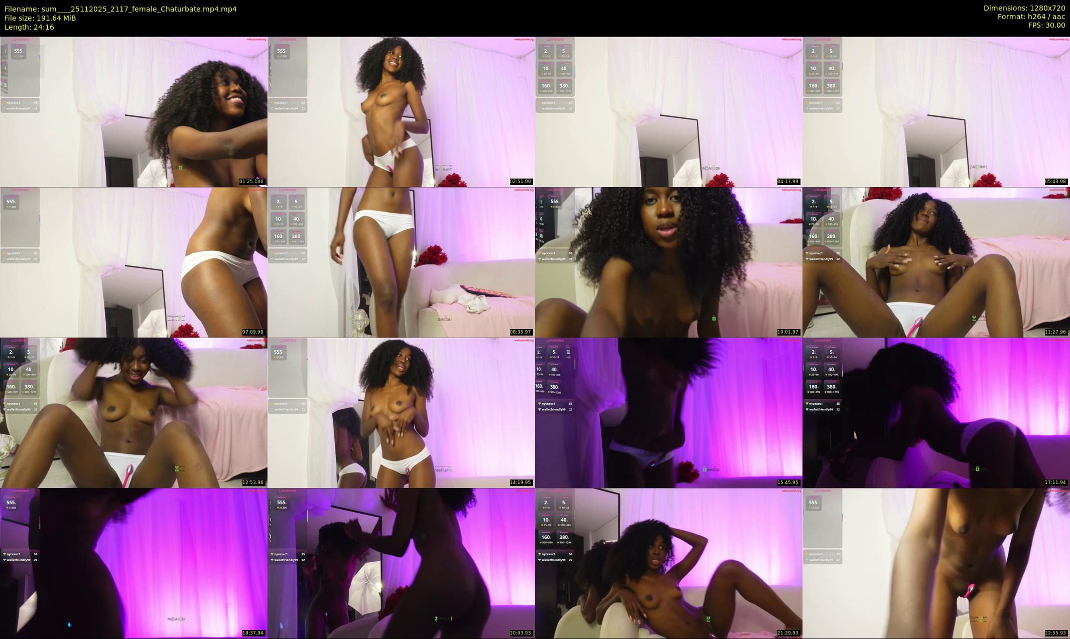 sum___ — 25 minute Chaturbate female cam show recording, 720p, Nov 25, 2025
