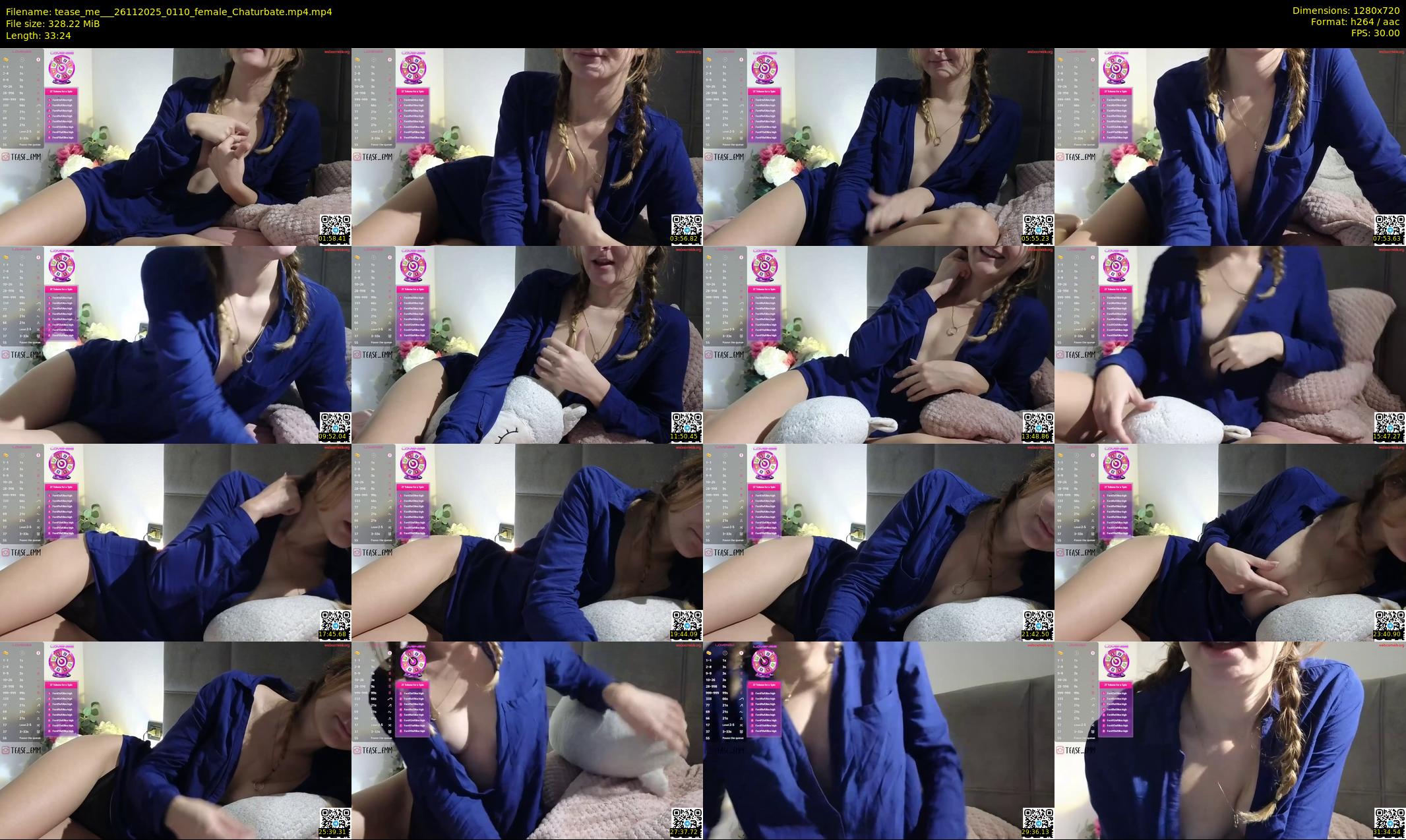 tease_me__ — 34 minute Chaturbate female cam show recording, 720p, Nov 26, 2025