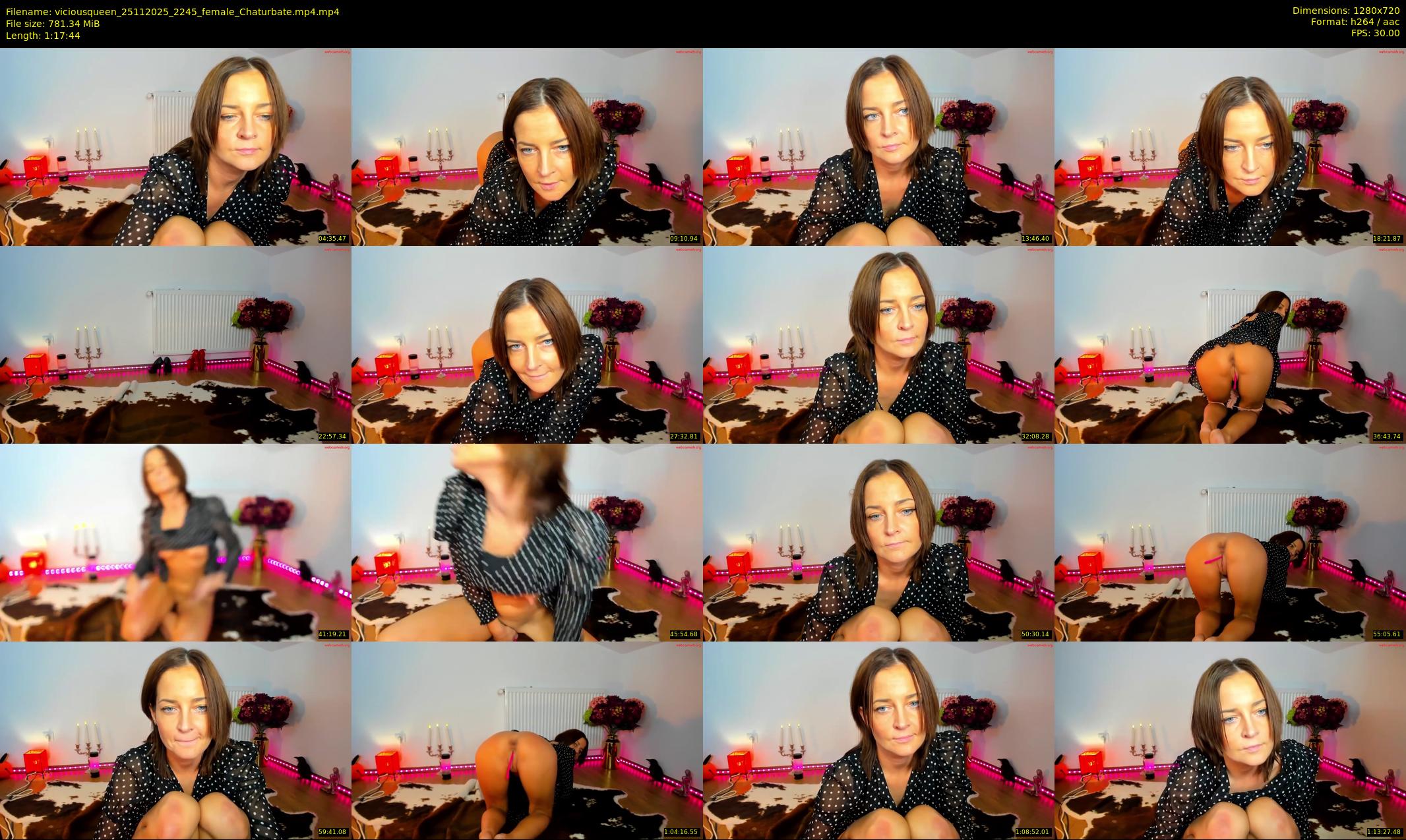 viciousqueen — 78 minute Chaturbate female cam show recording, 720p, Nov 25, 2025