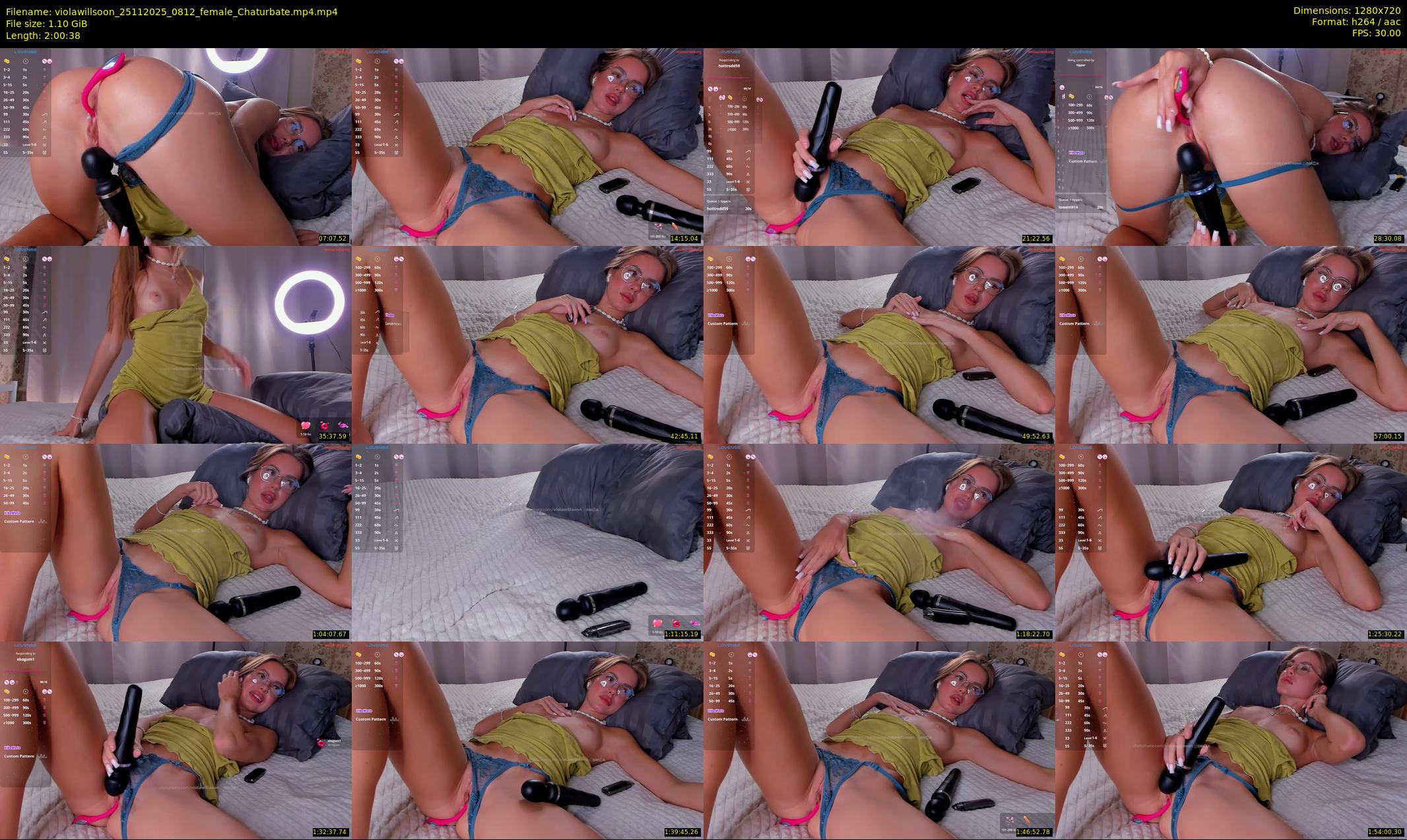 violawillsoon — 121 minute Chaturbate female cam show recording, 720p, Nov 25, 2025