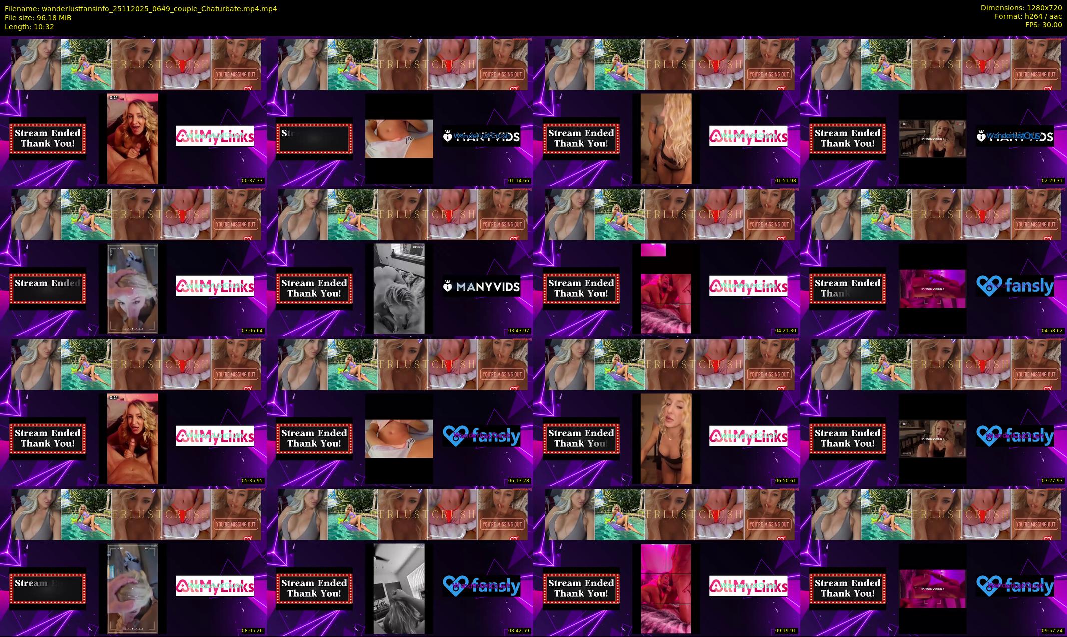 wanderlustfansinfo — 11 minute Chaturbate couple cam show recording, 720p, Nov 25, 2025