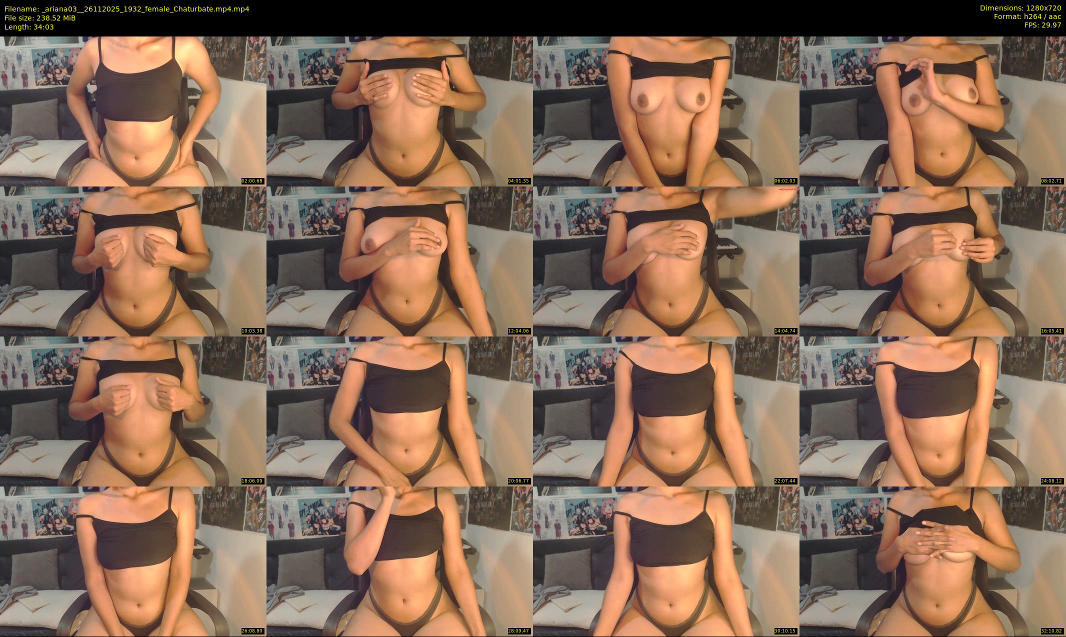 _ariana03_ — 35 minute Chaturbate female cam show recording, 720p, Nov 26, 2025