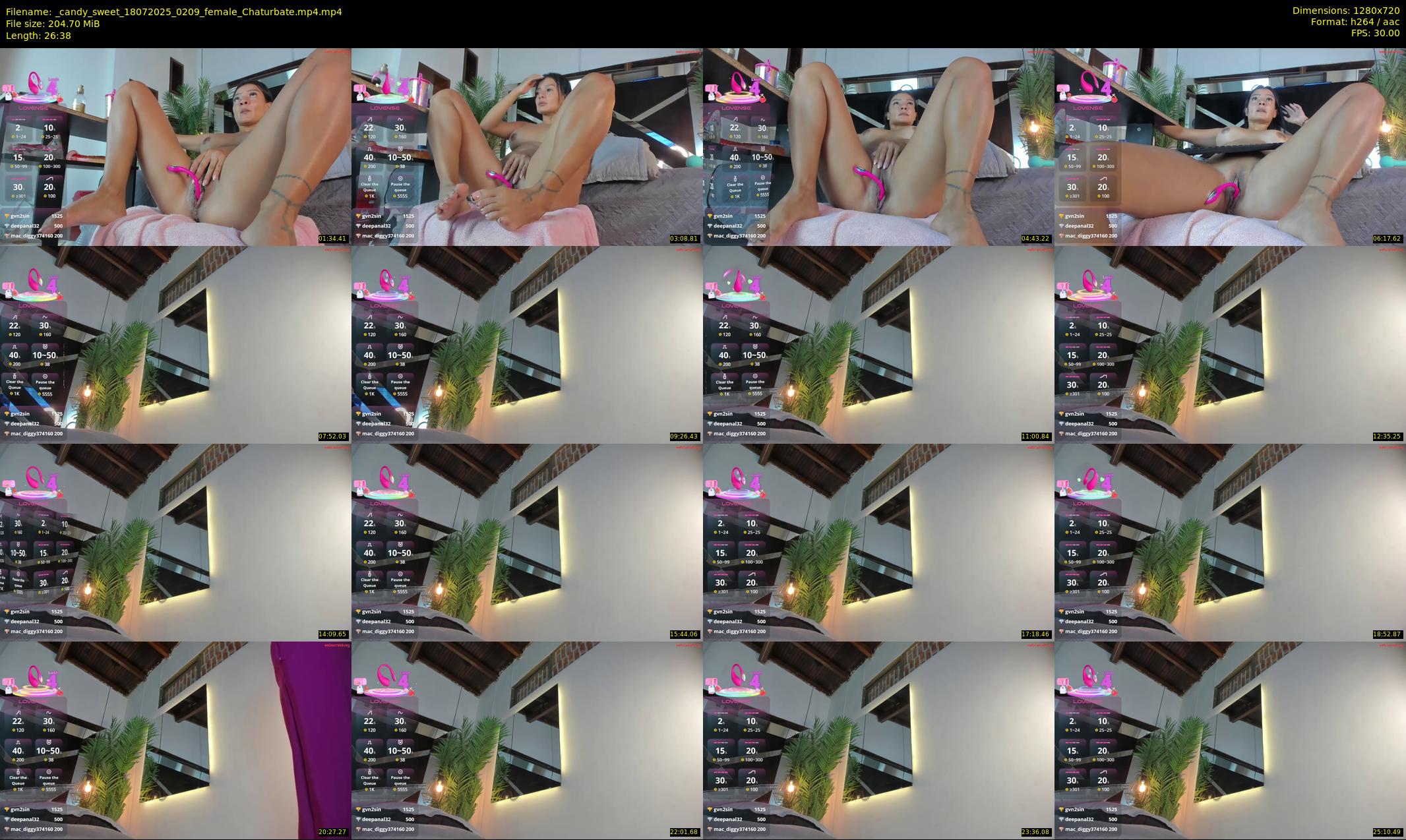 _candy_sweet — 27 minute Chaturbate female cam show recording, 720p, Jul 18, 2025