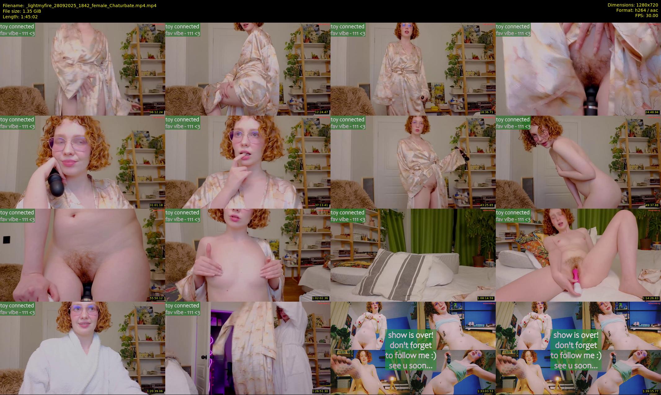 _lightmyfire — 106 minute Chaturbate female cam show recording, 720p, Sep 28, 2025