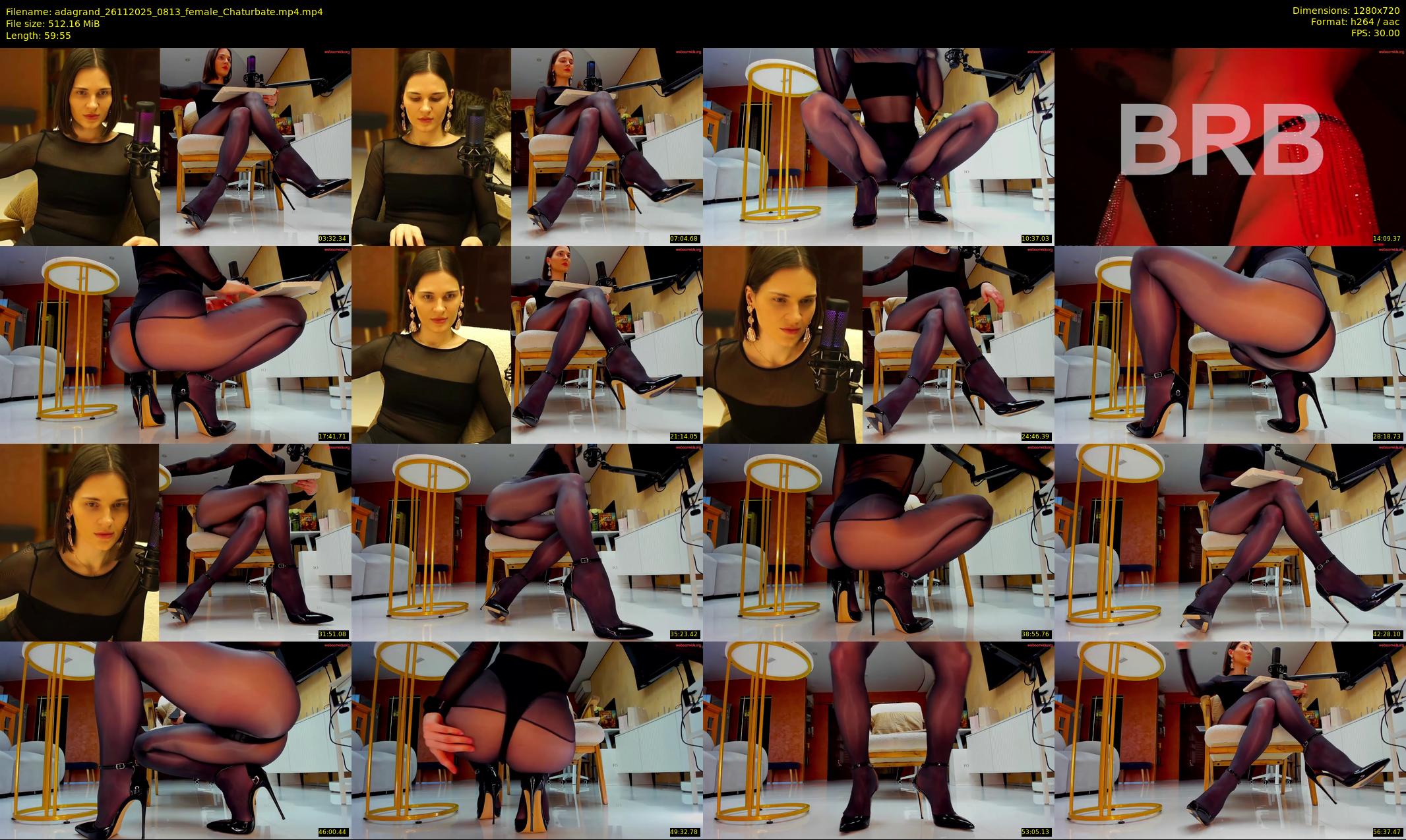 adagrand — 60 minute Chaturbate female cam show recording, 720p, Nov 26, 2025