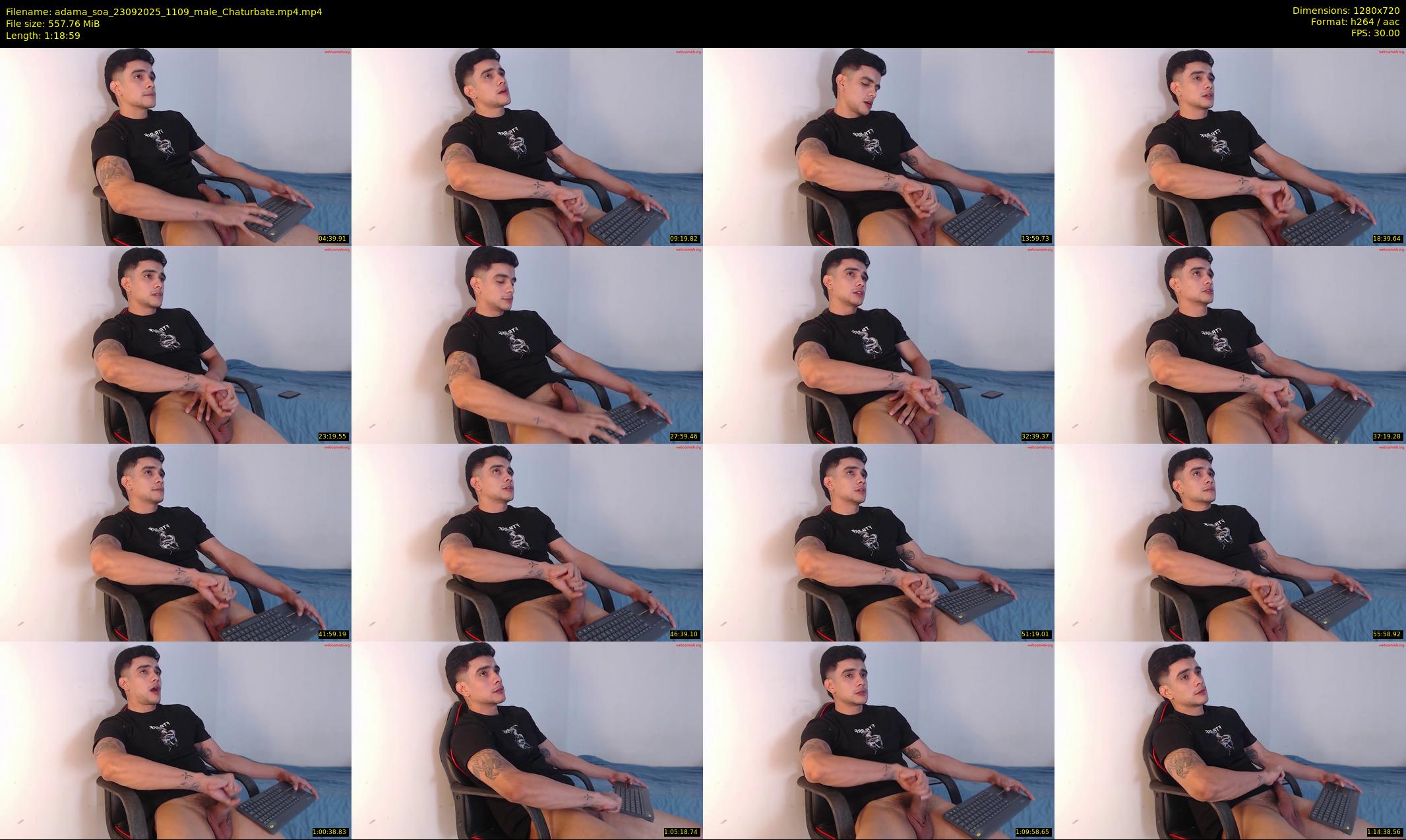 adama_soa — 79 minute Chaturbate male cam show recording, 720p, Sep 23, 2025