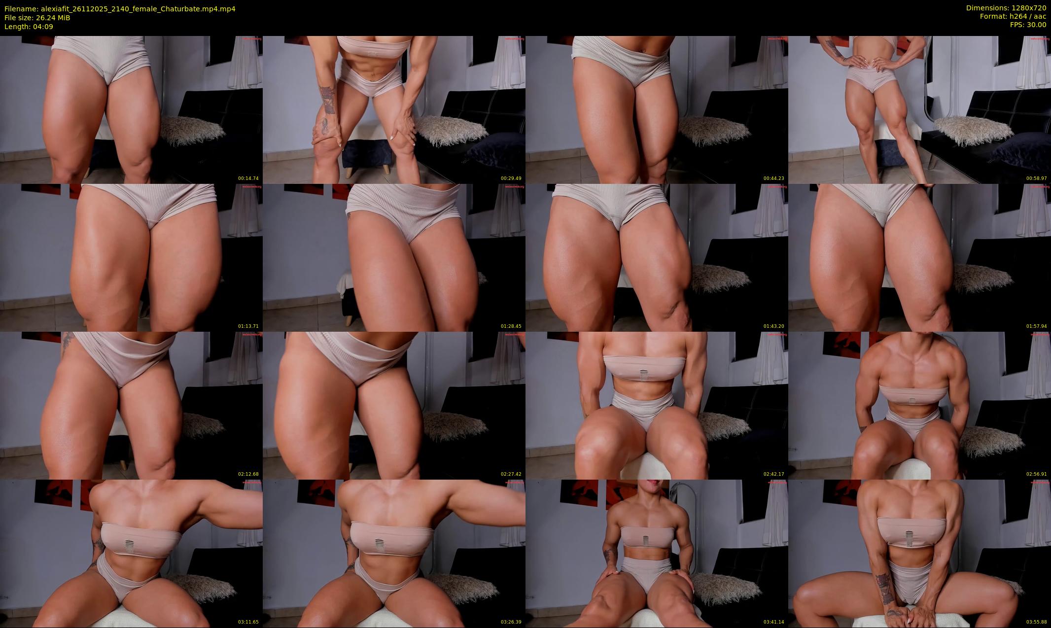 alexiafit — 5 minute Chaturbate female cam show recording, 720p, Nov 26, 2025