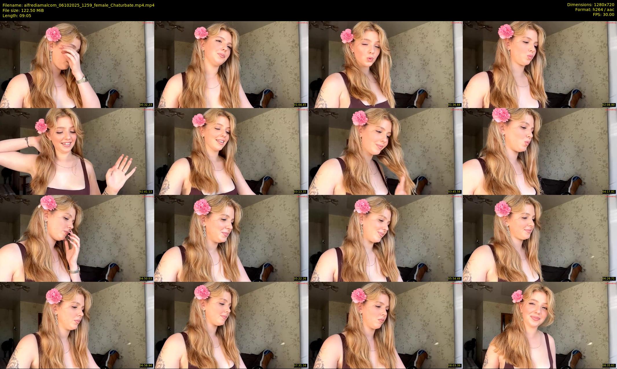 alfrediamalcom — 10 minute Chaturbate female cam show recording, 720p, Oct 6, 2025