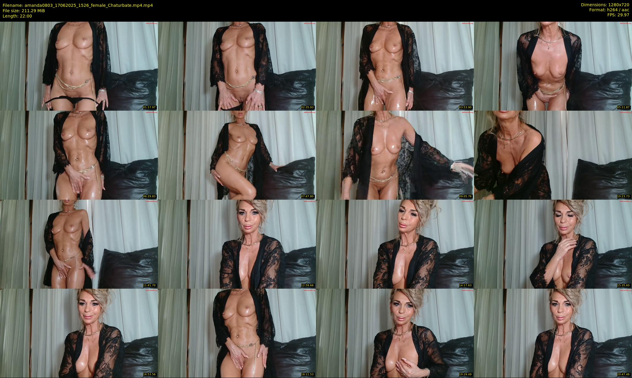 amanda0803 — 22 minute Chaturbate female cam show recording, 720p, Jun 17, 2025