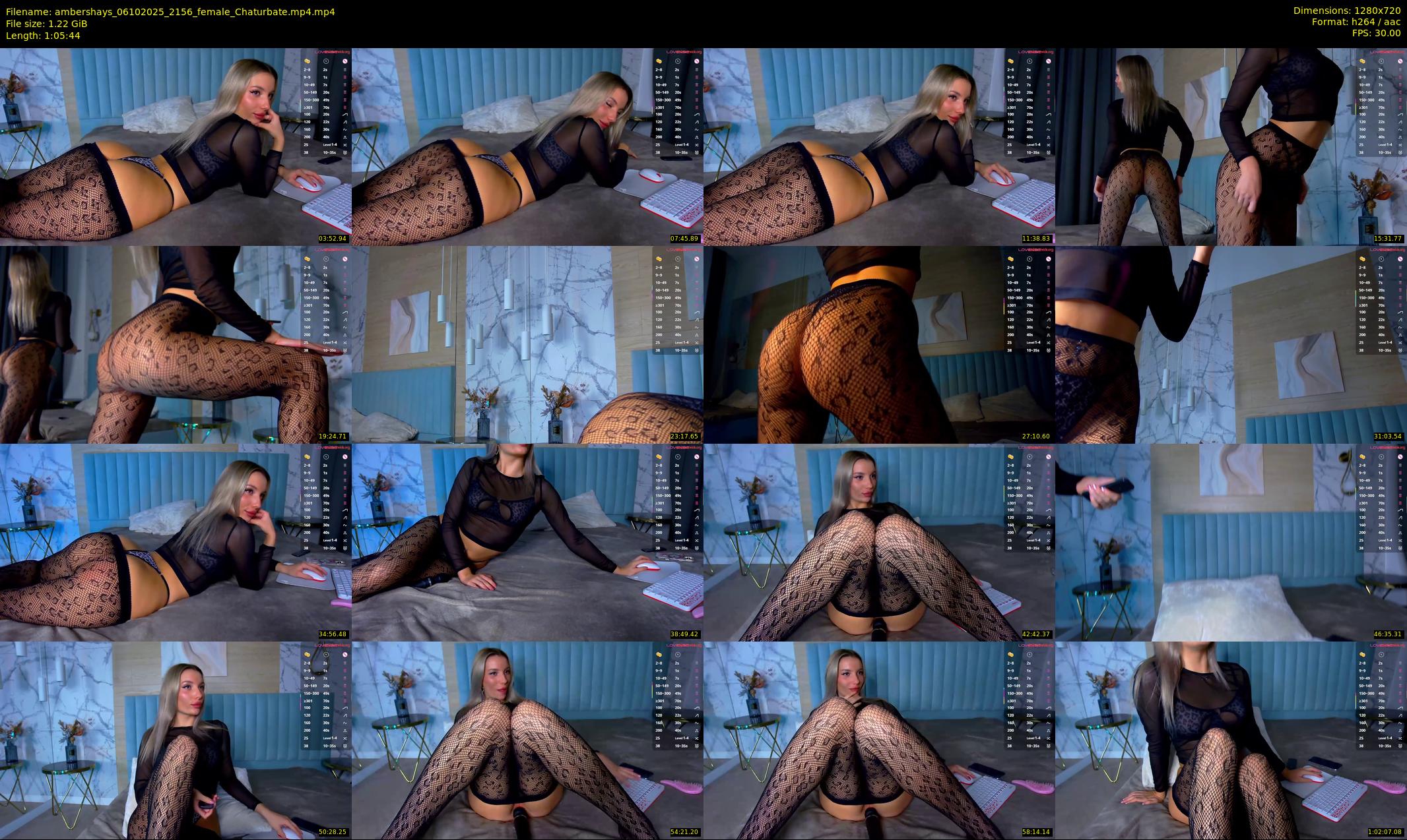 ambershays — 66 minute Chaturbate female cam show recording, 720p, Oct 6, 2025