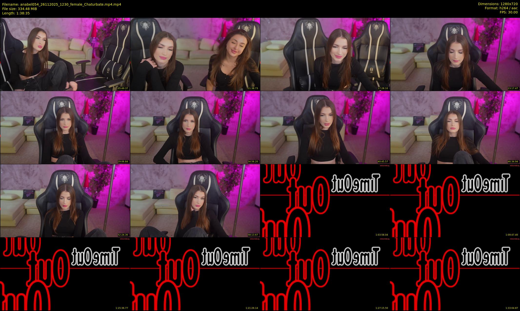 anabel054 — 99 minute Chaturbate female cam show recording, 720p, Nov 26, 2025