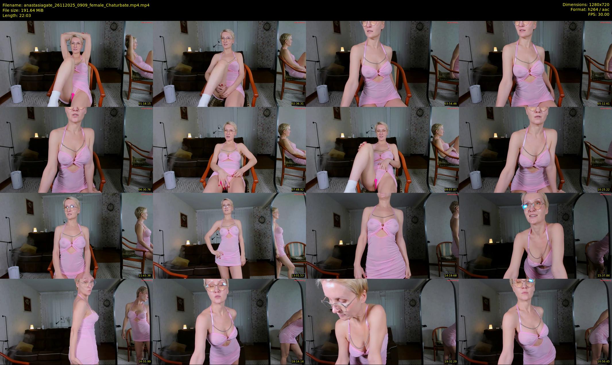 anastasiagate — 23 minute Chaturbate female cam show recording, 720p, Nov 26, 2025