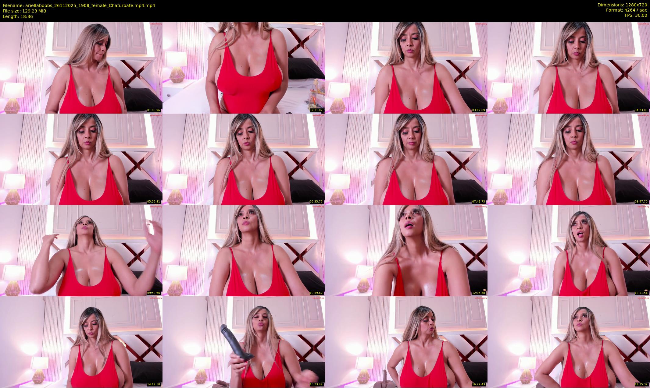 ariellaboobs — 19 minute Chaturbate female cam show recording, 720p, Nov 26, 2025