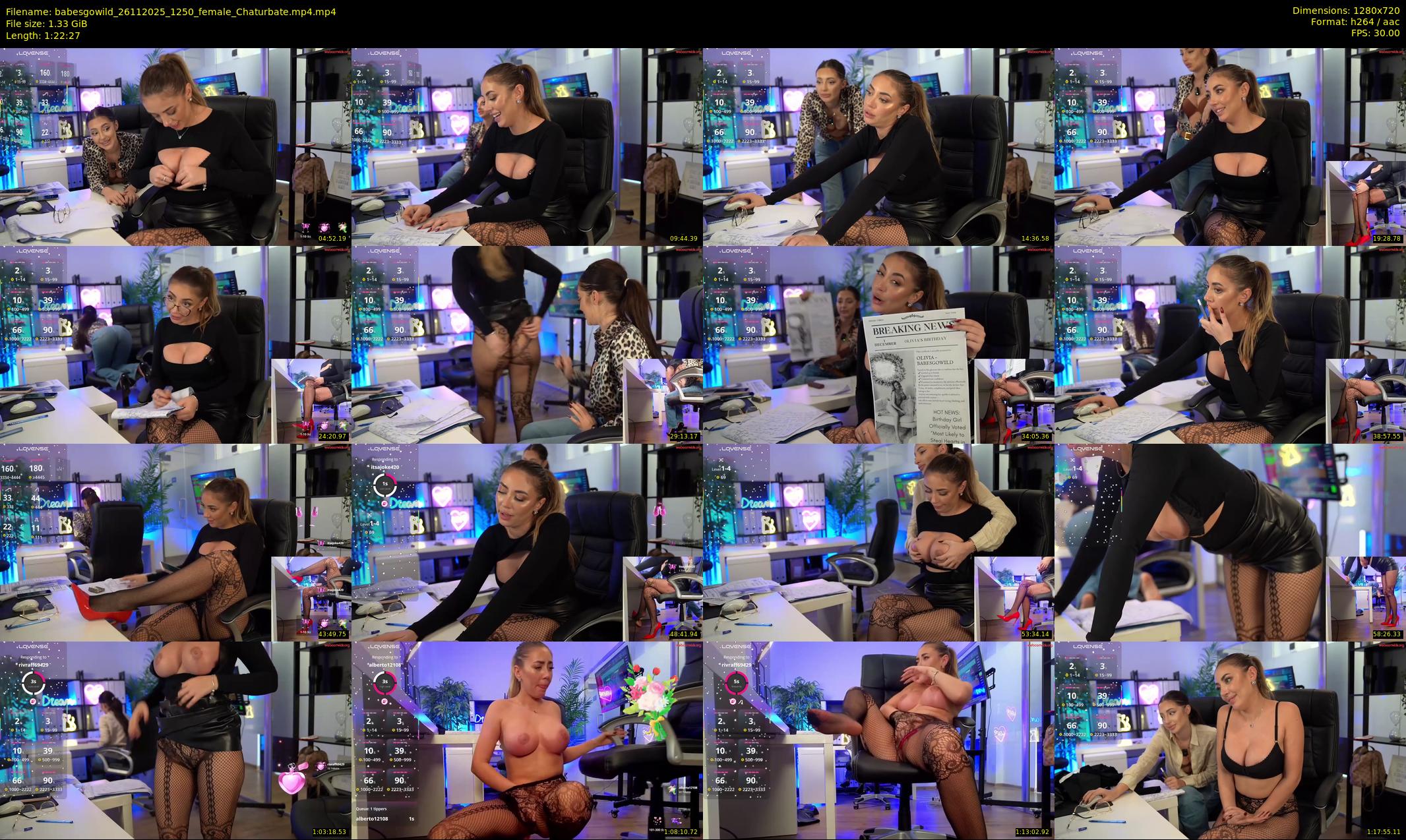 babesgowild — 83 minute Chaturbate couple cam show recording, 720p, Nov 26, 2025
