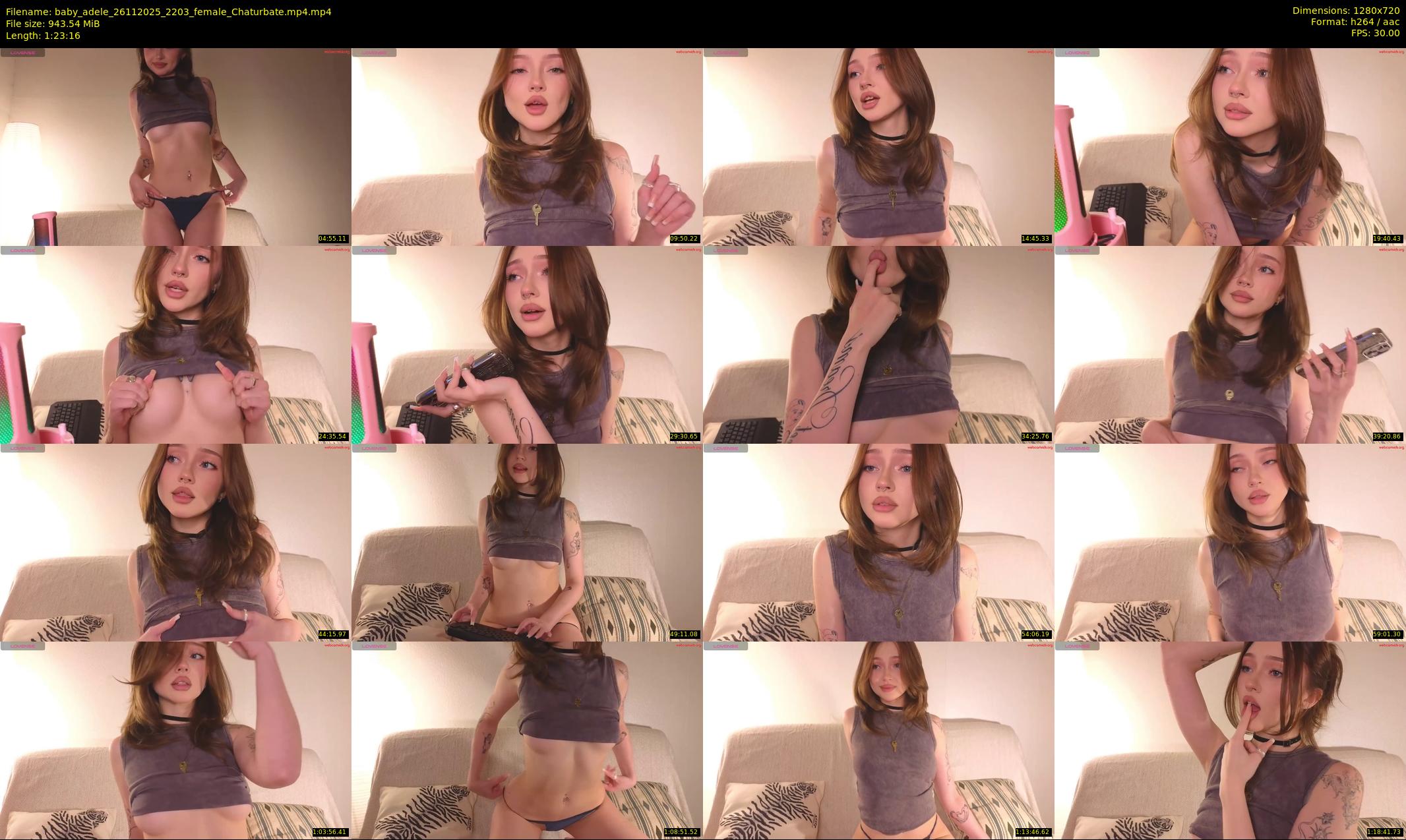 baby_adele — 84 minute Chaturbate female cam show recording, 720p, Nov 26, 2025