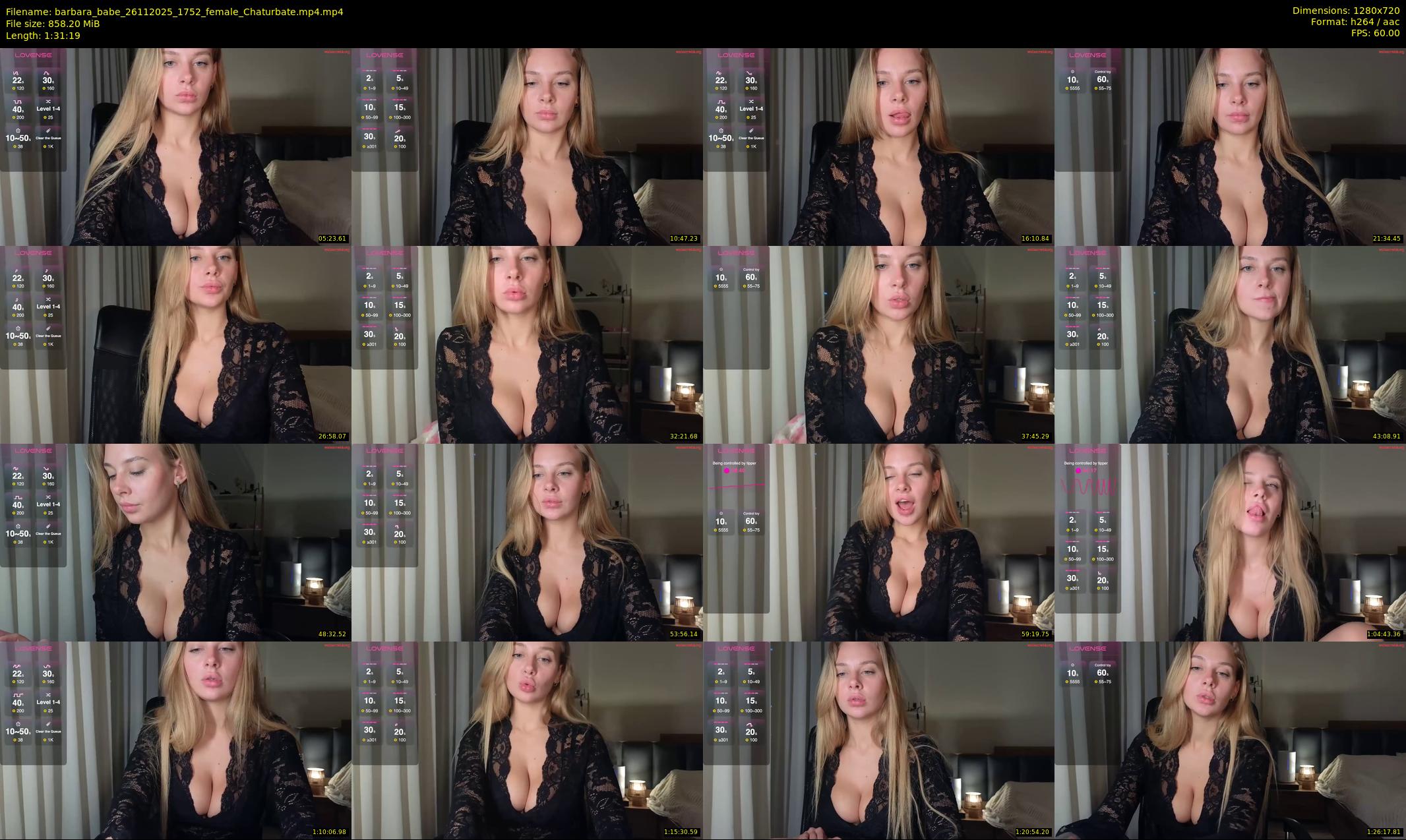 barbara_babe — 92 minute Chaturbate female cam show recording, 720p, Nov 26, 2025