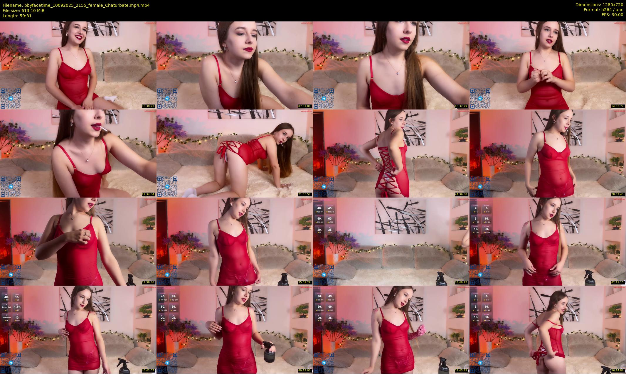 bbyfacetime — 60 minute Chaturbate female cam show recording, 720p, Sep 10, 2025