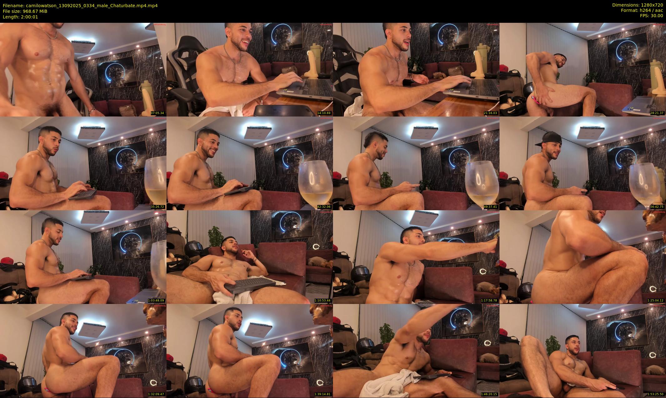 camilowatson — 121 minute Chaturbate male cam show recording, 720p, Sep 13, 2025