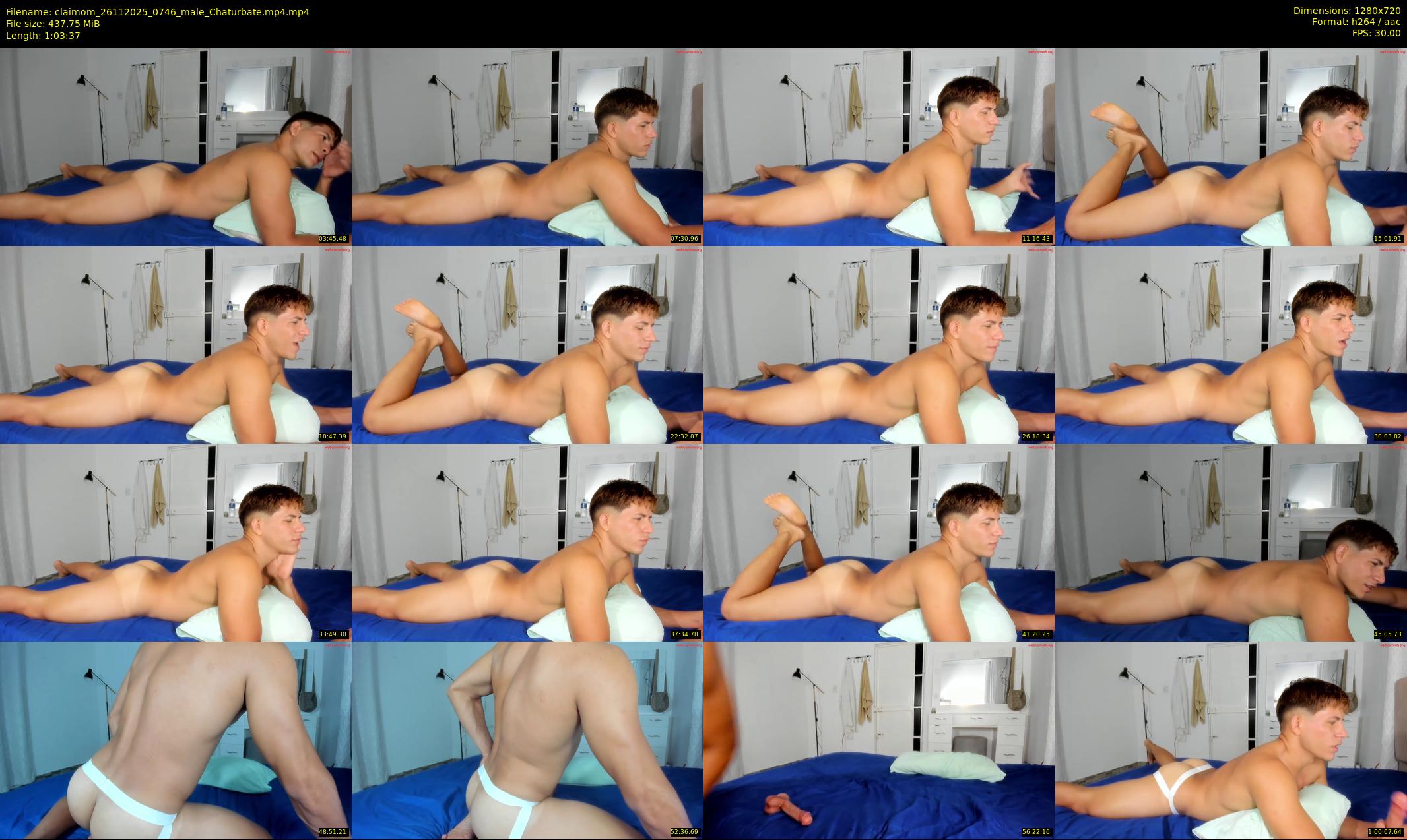 claimom — 64 minute Chaturbate male cam show recording, 720p, Nov 26, 2025
