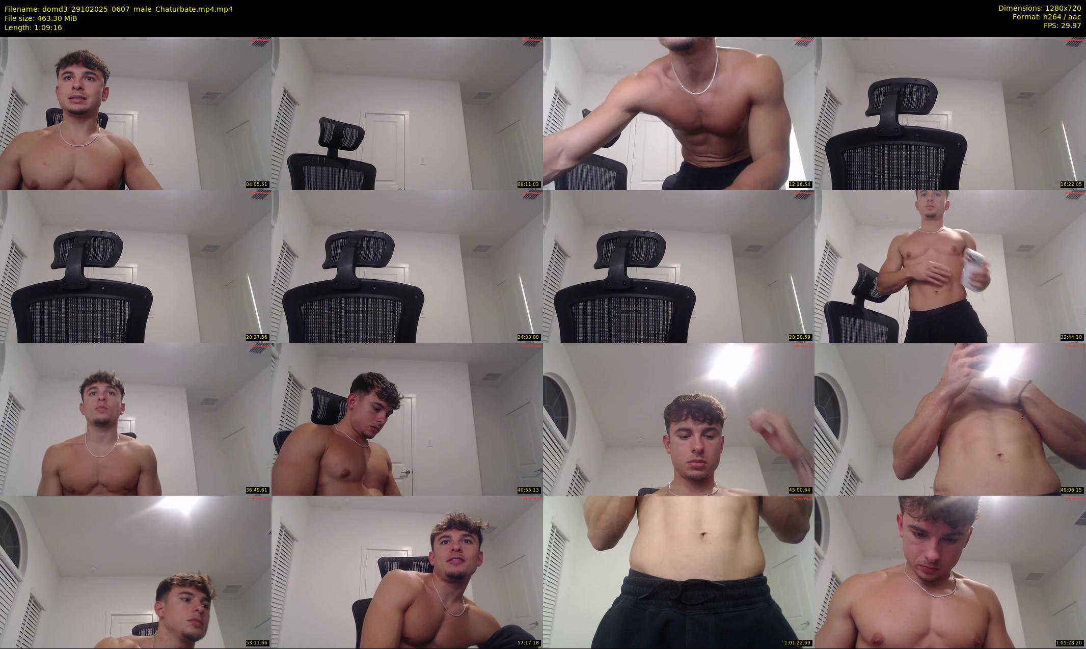 domd3 — 70 minute Chaturbate male cam show recording, 720p, Oct 29, 2025
