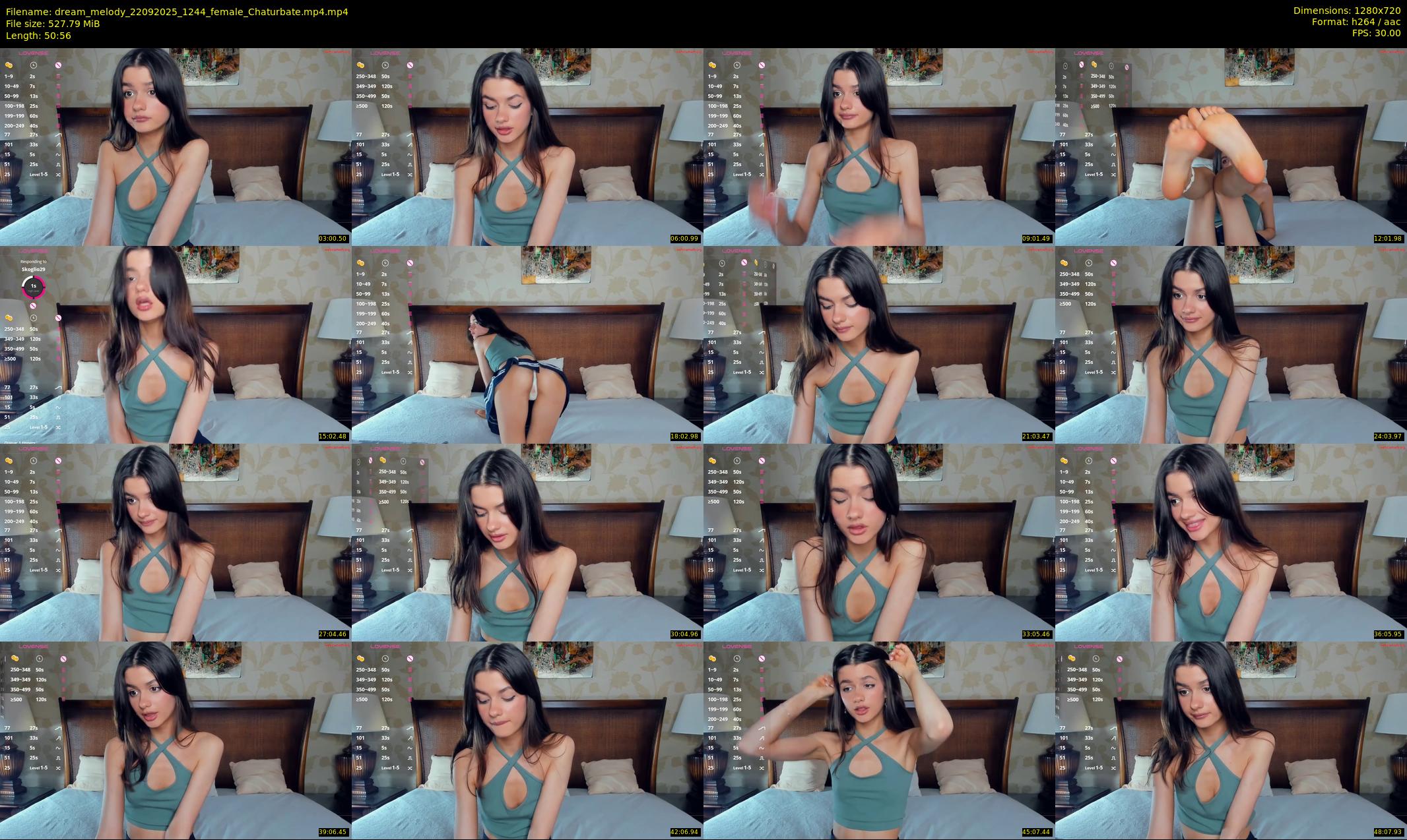 dream_melody — 51 minute Chaturbate female cam show recording, 720p, Sep 22, 2025
