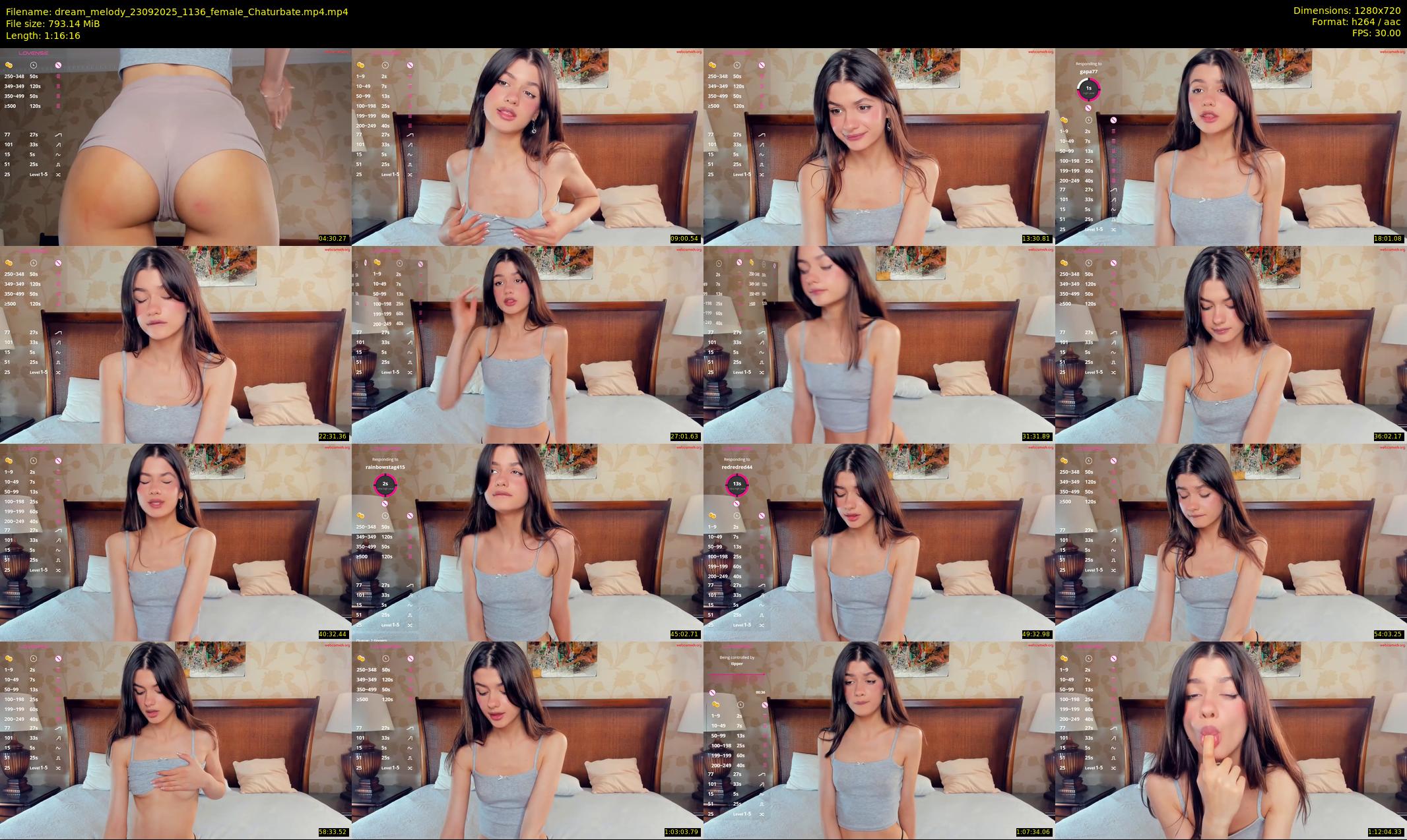 dream_melody — 77 minute Chaturbate female cam show recording, 720p, Sep 23, 2025