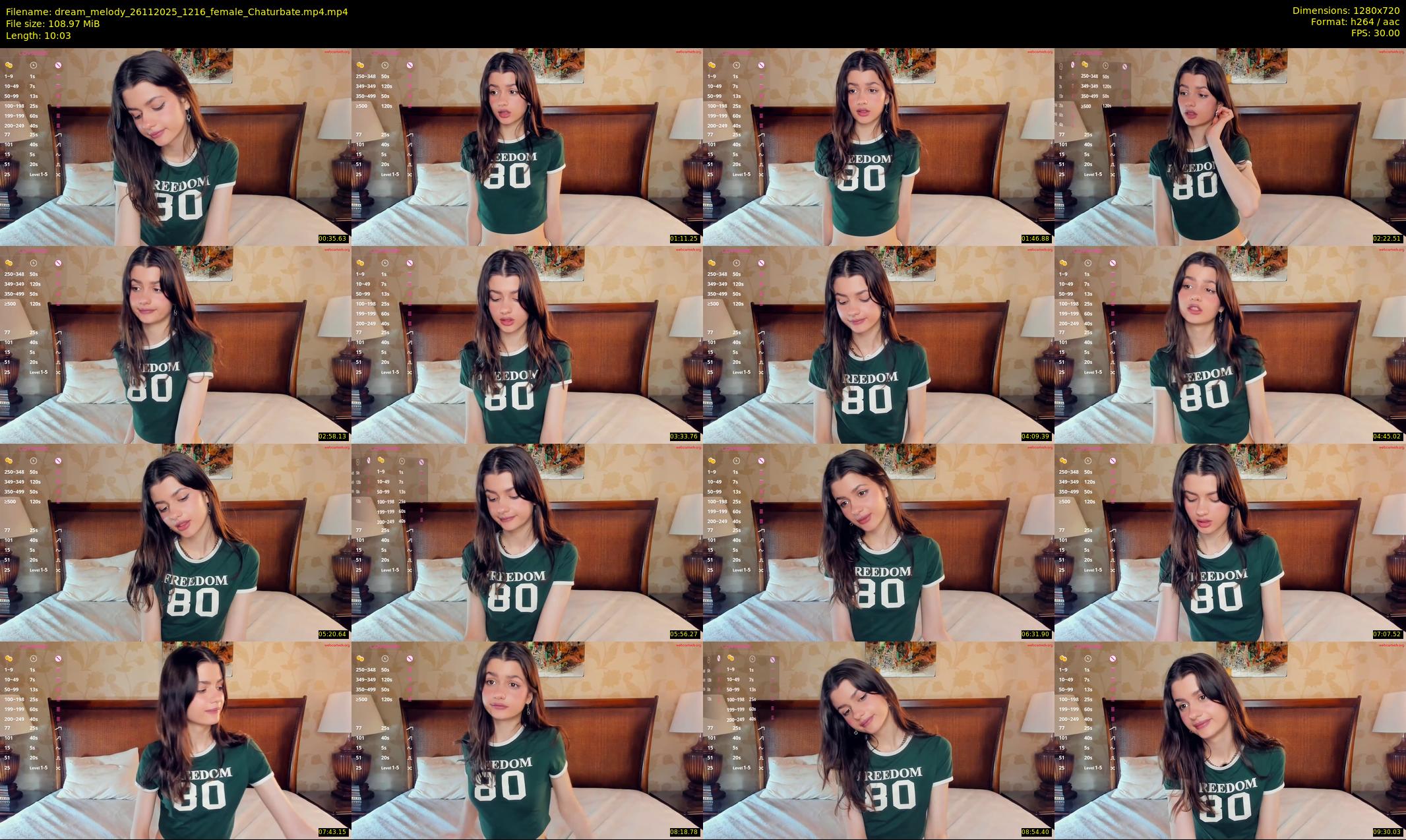 dream_melody — 11 minute Chaturbate female cam show recording, 720p, Nov 26, 2025