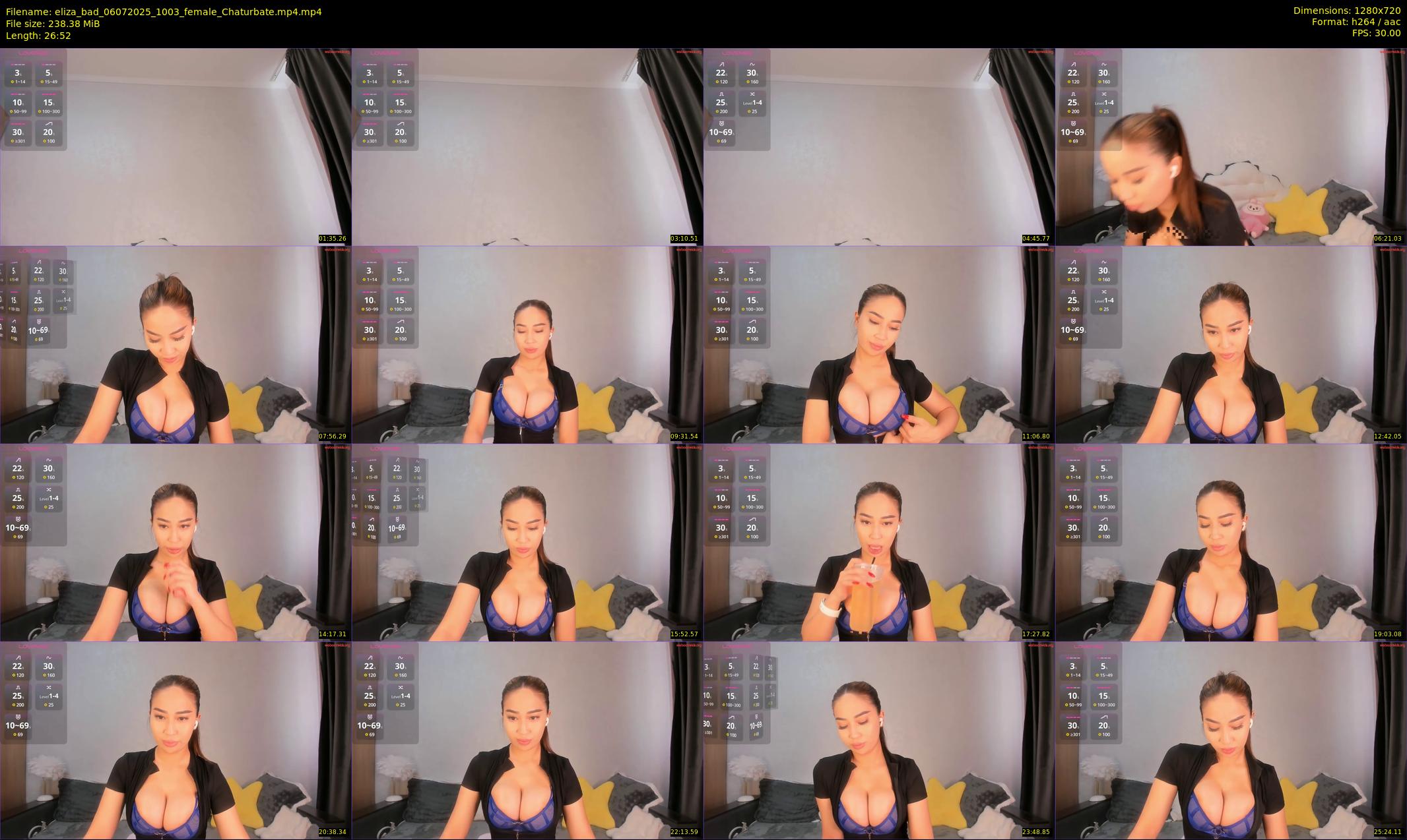 eliza_bad — 27 minute Chaturbate female cam show recording, 720p, Jul 6, 2025