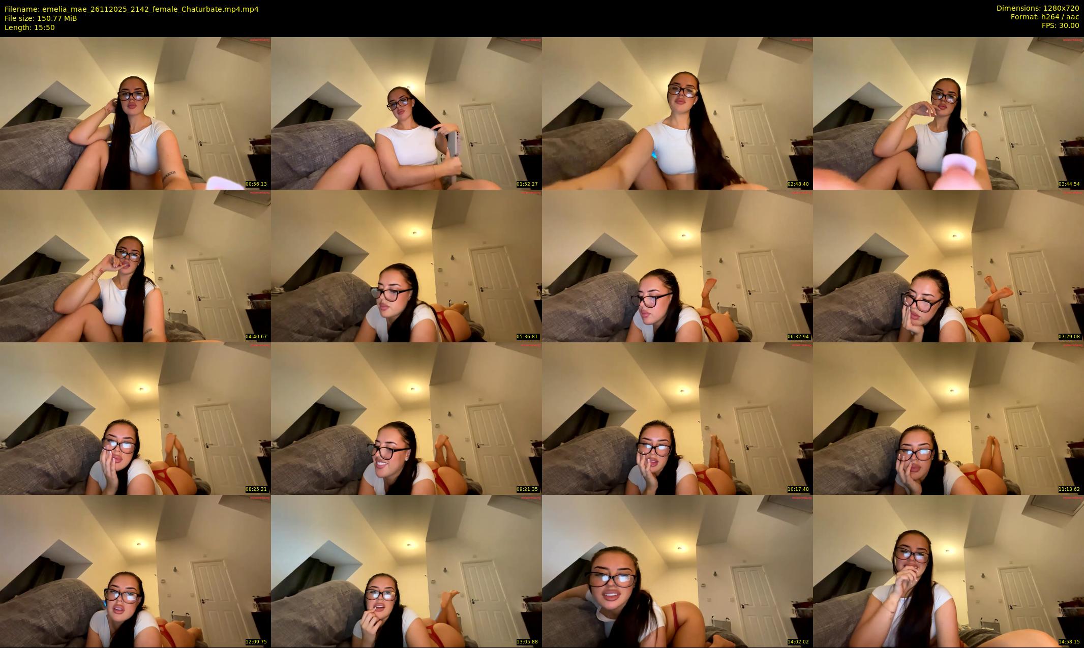 emelia_mae — 16 minute Chaturbate female cam show recording, 720p, Nov 26, 2025