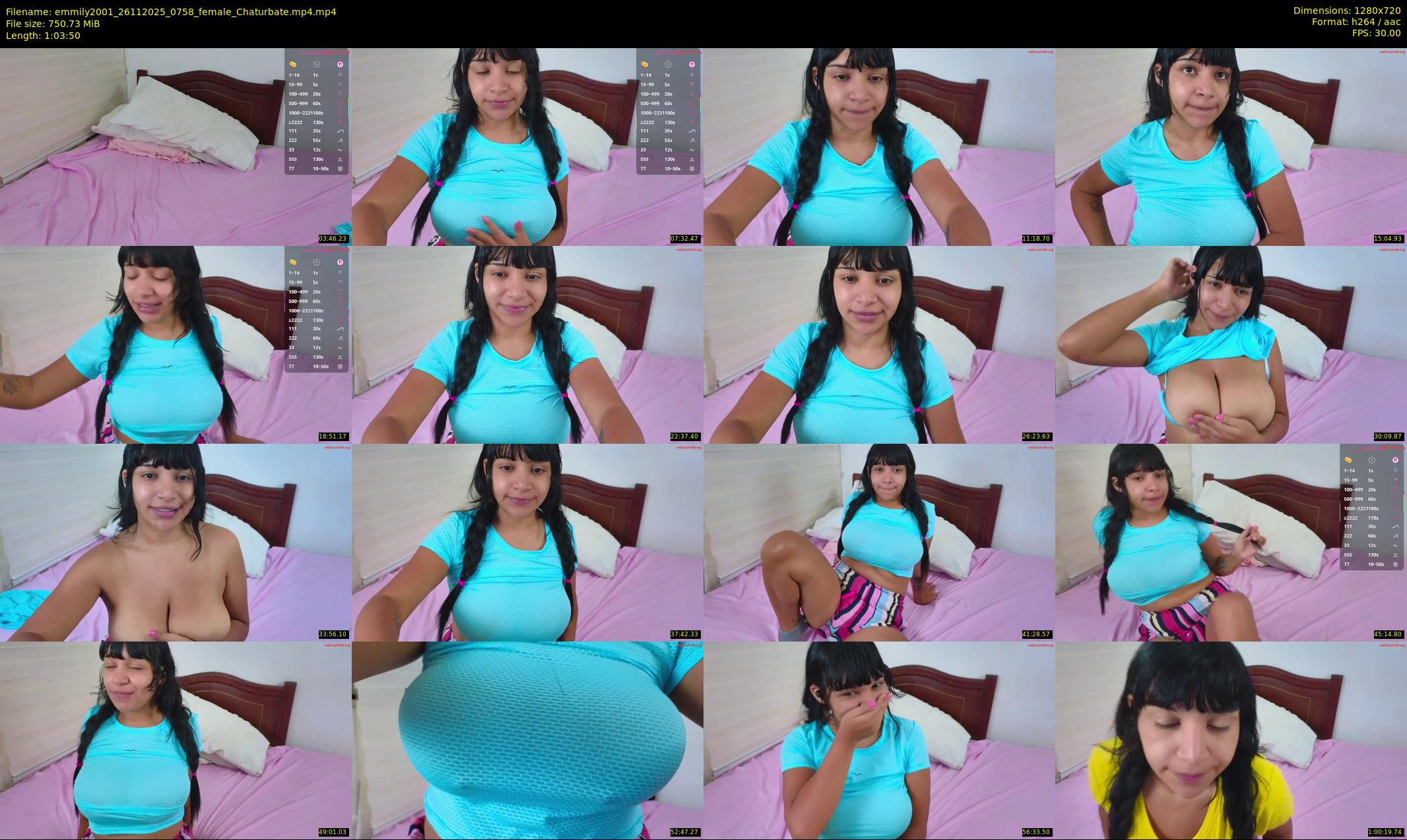 emmily2001 — 64 minute Chaturbate female cam show recording, 720p, Nov 26, 2025