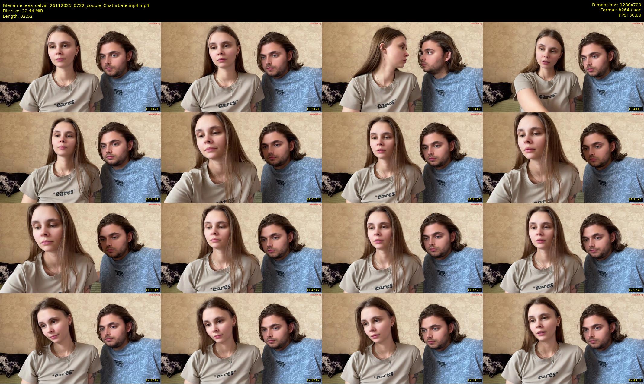 eva_calvin — 3 minute Chaturbate couple cam show recording, 720p, Nov 26, 2025