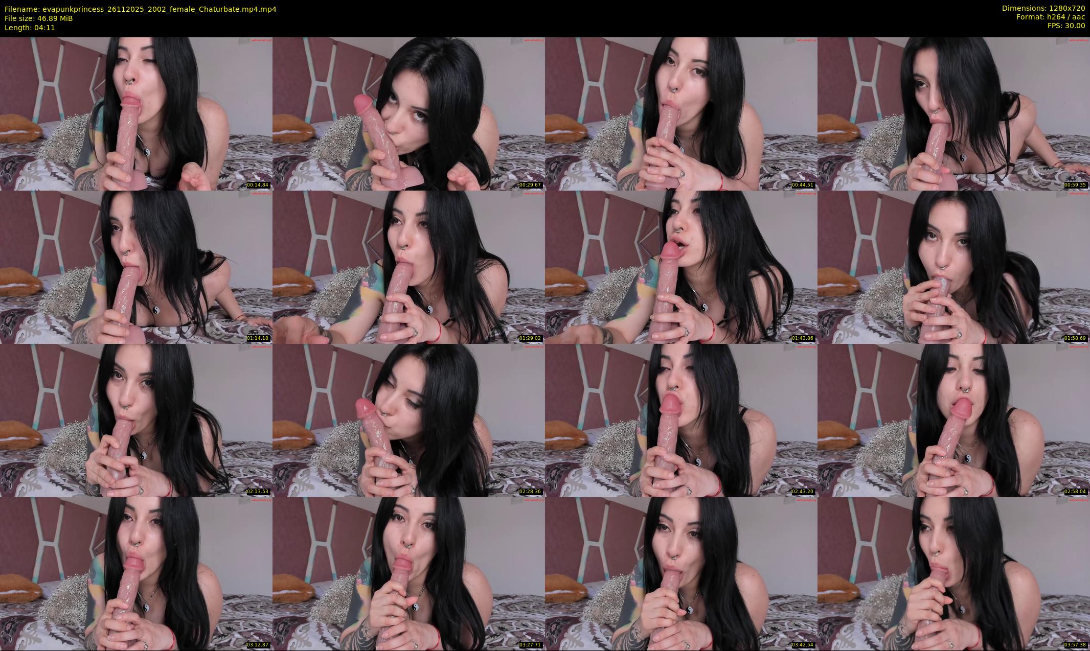 evapunkprincess — 5 minute Chaturbate female cam show recording, 720p, Nov 26, 2025