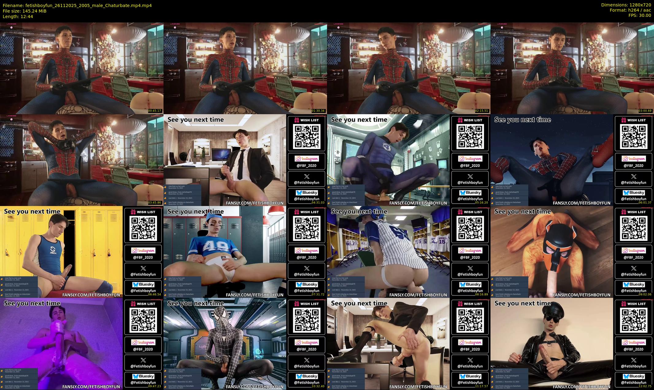 fetishboyfun — 13 minute Chaturbate male cam show recording, 720p, Nov 26, 2025