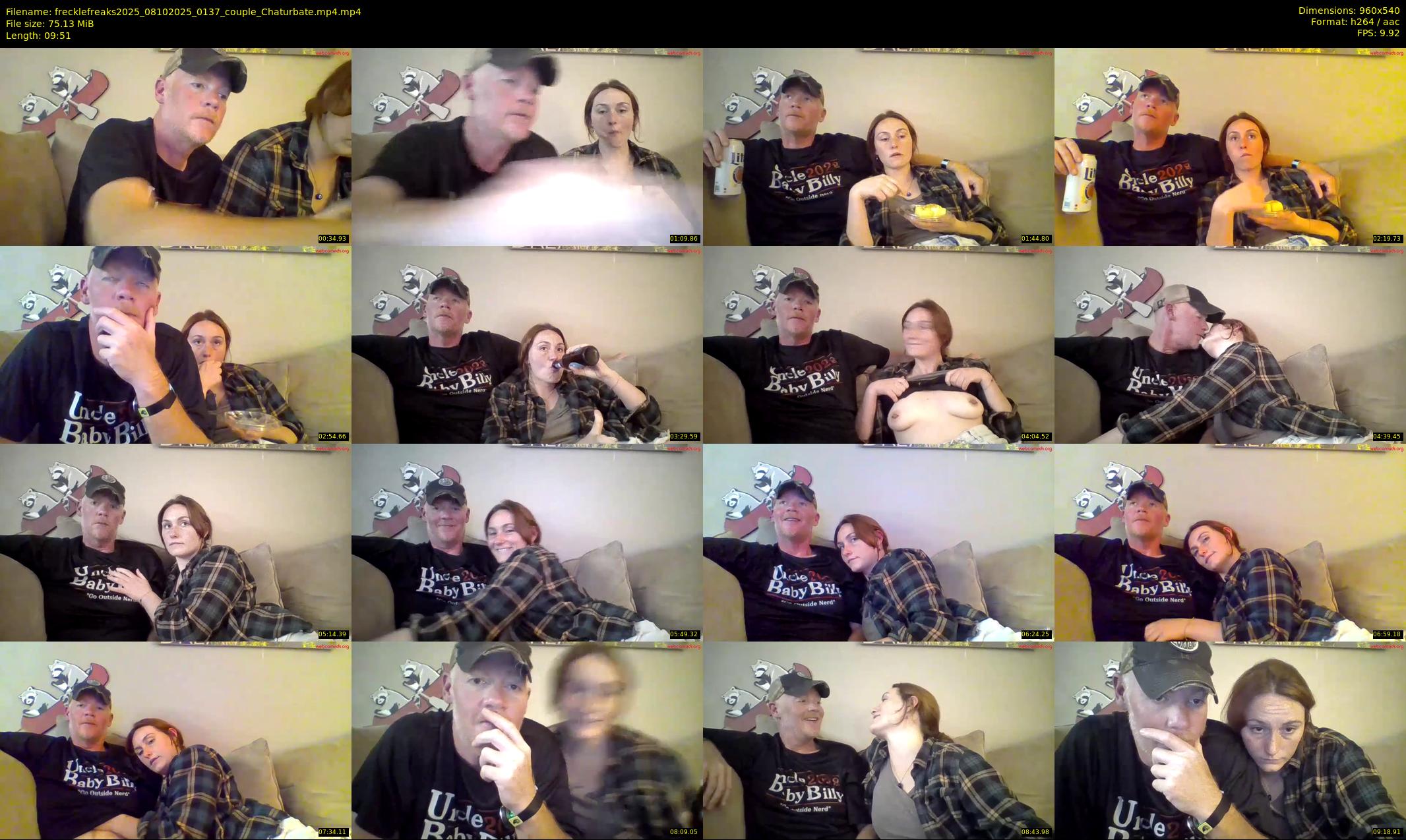 frecklefreaks2025 — 10 minute Chaturbate couple cam show recording, 480p, Oct 8, 2025